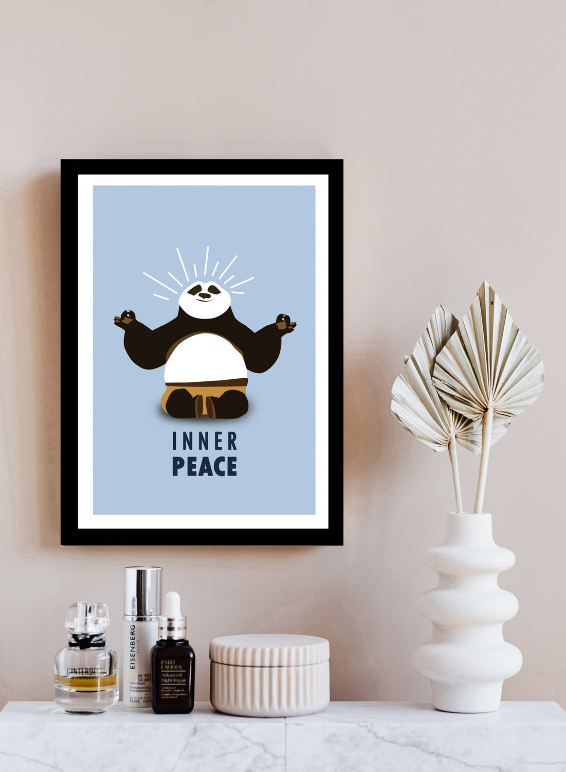 Image of Good Hope Inner Peace Framed Poster for Room & Office(10x13 inch,Framed) Paper Print (13 inch X 10 inch, Framed)