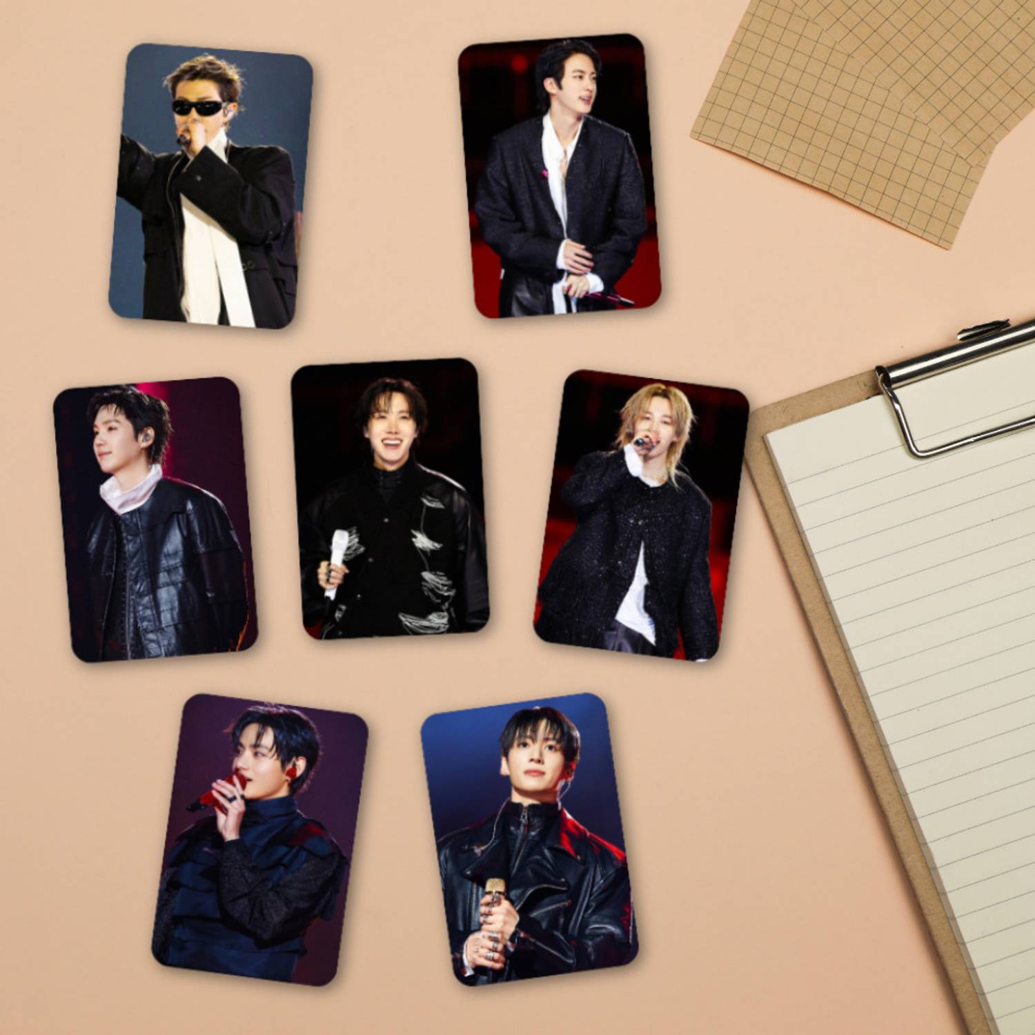 BTS Swim Photocards Pack of 50 (8.8 x 5.6 cm) | BTS Round-Edge