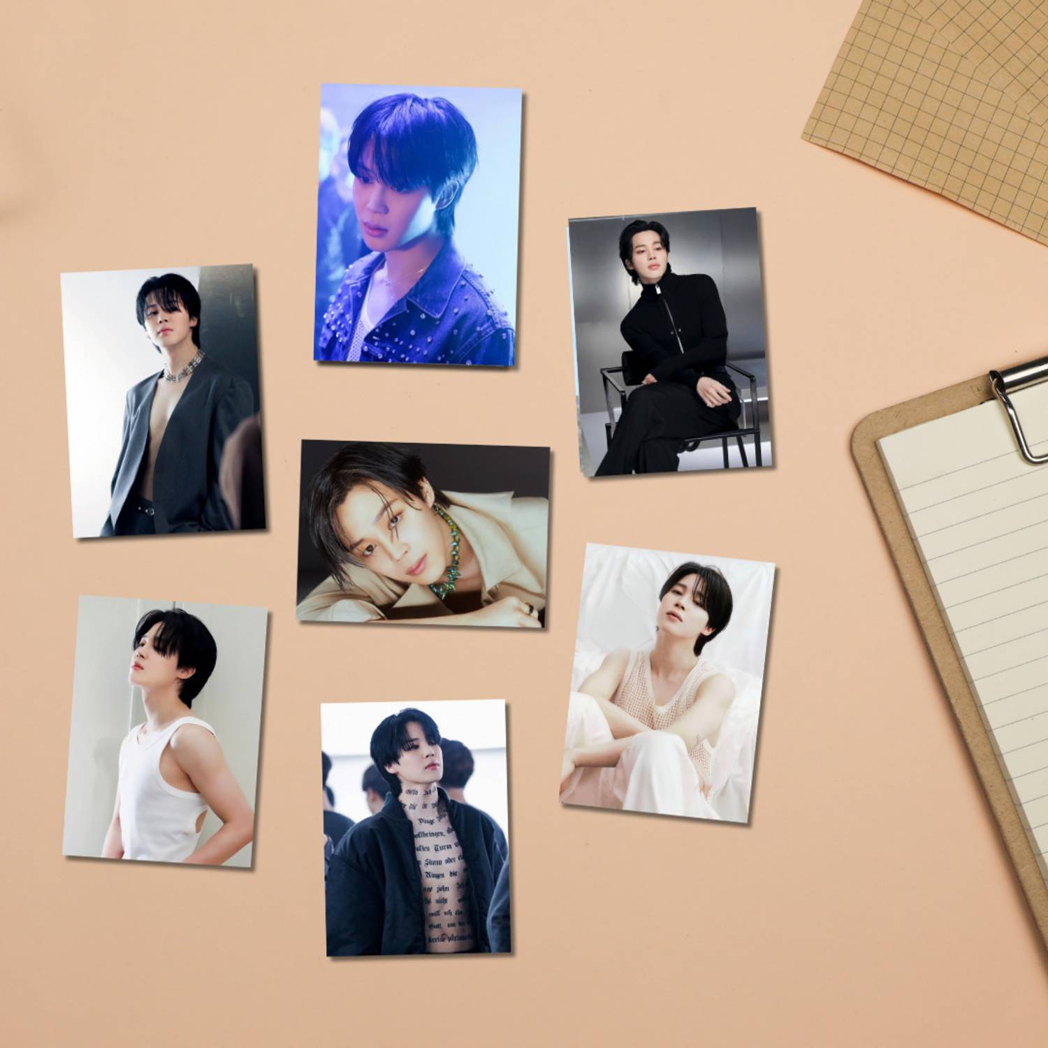 BTS Photocards Pack of 16 (8 x 11 cm) | BTS Jimin Photocards | BTS