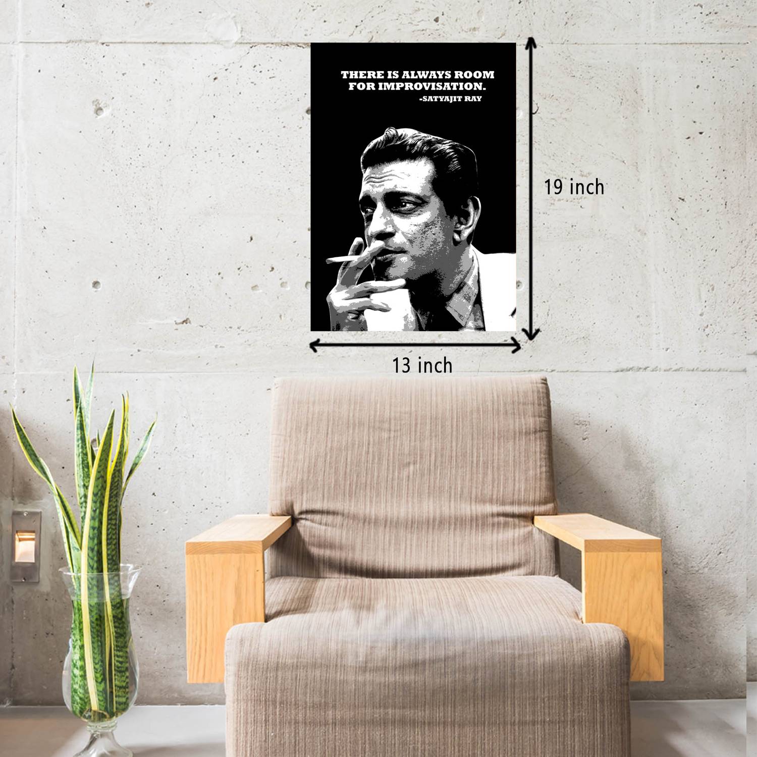 satyajit ray wall poster
