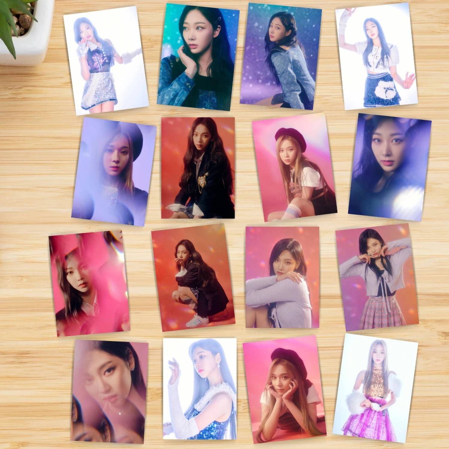 Aespa K-pop Photocards Pack of 16 – 16 Aespa Photocards Set Matte