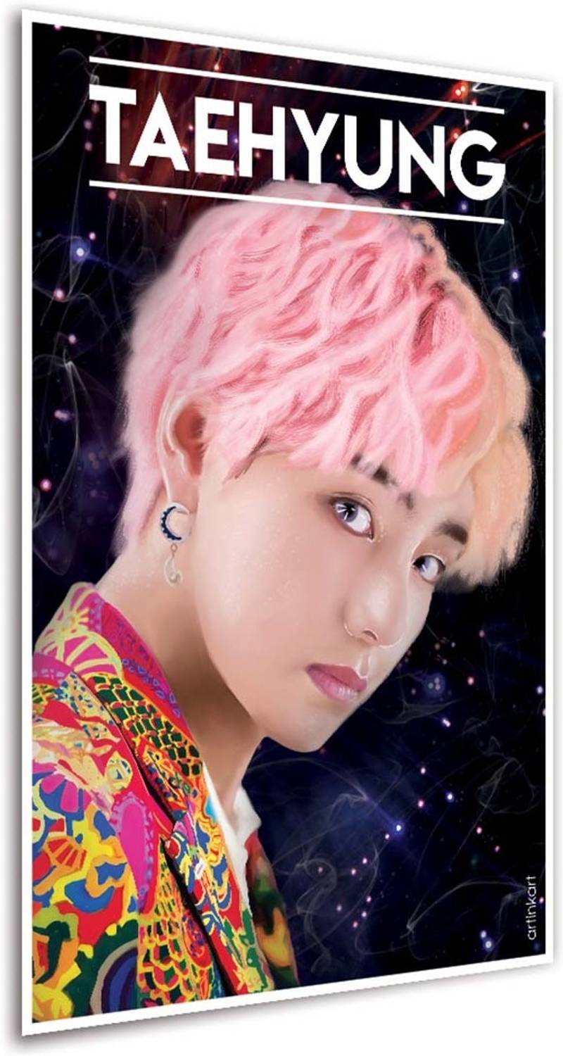 Poster-BTS V Taehyung Poster KPOP Wall Poster Art Print for Room