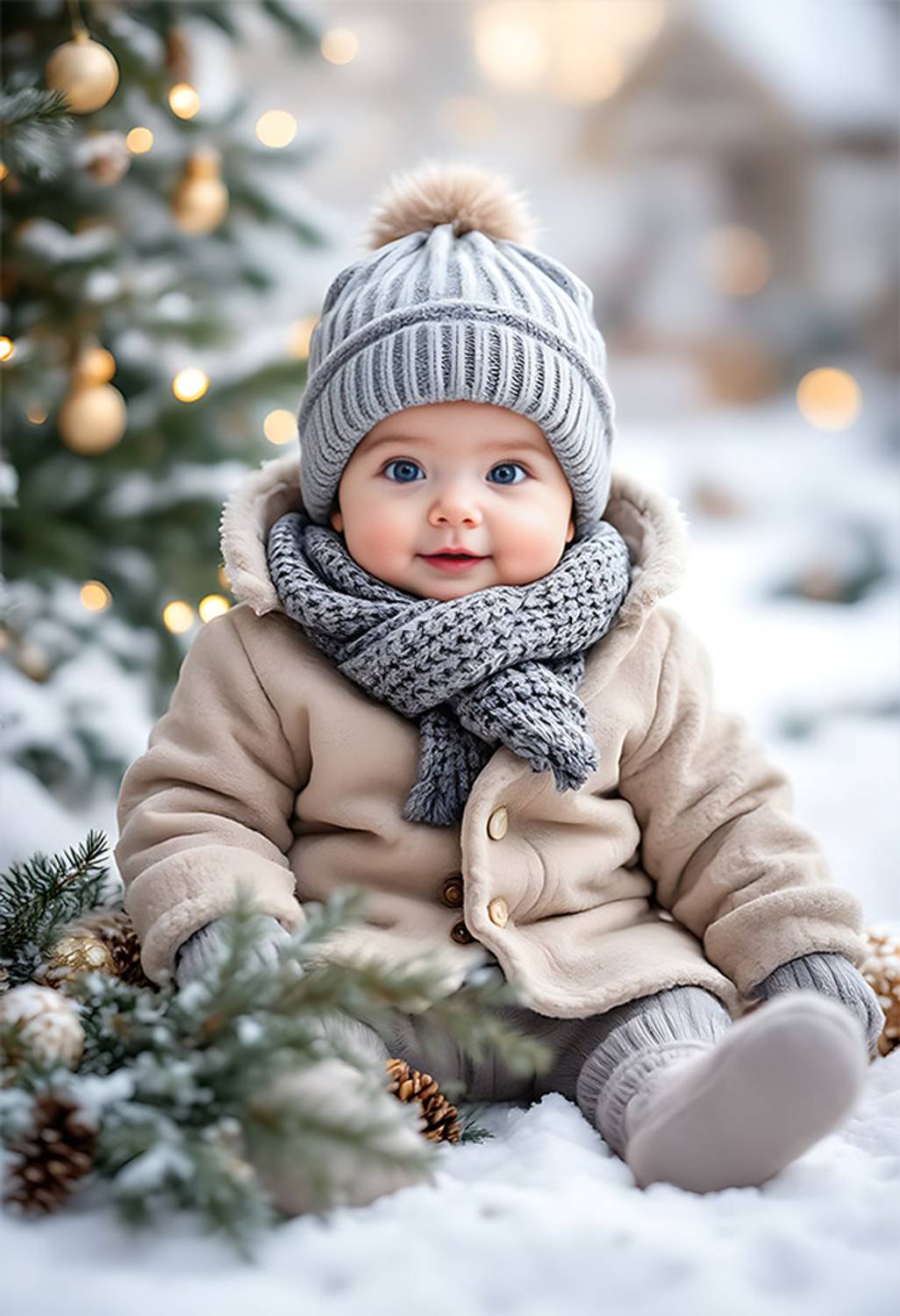 BABYL ポスター Baby Poster |Cute Baby Posters| Smiling Baby Poster | Poster for
