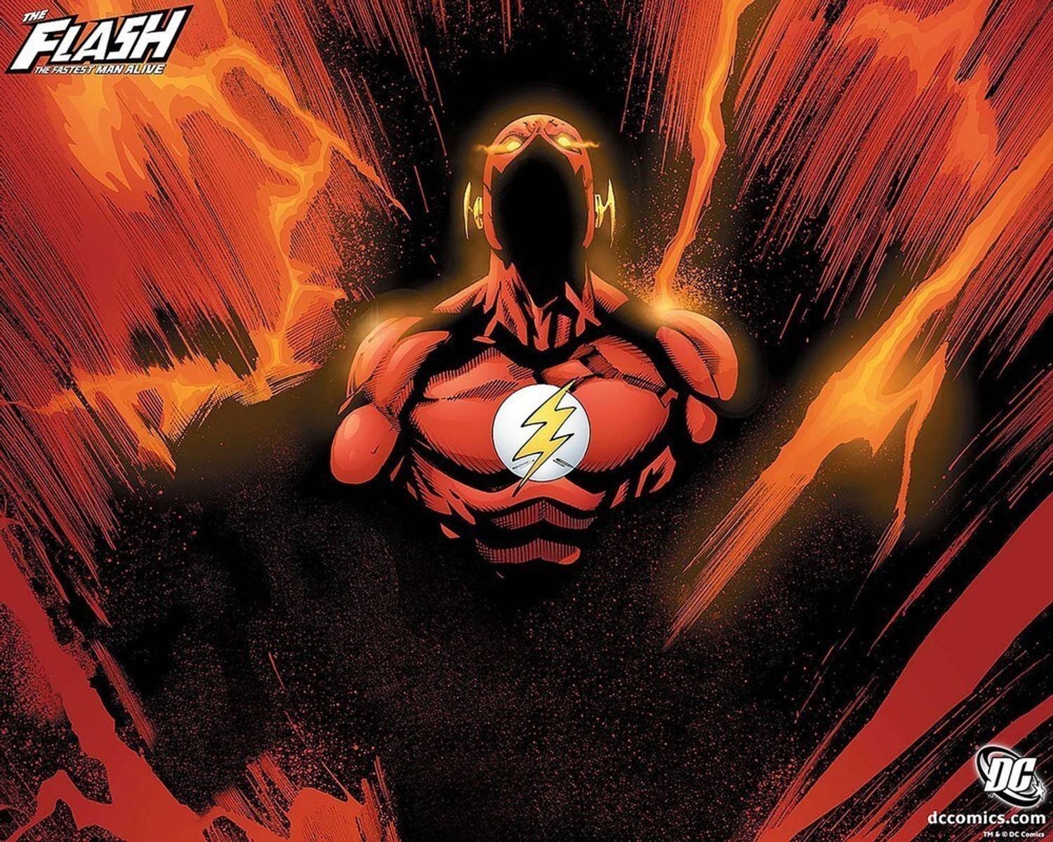 Comics Flash Comic Superhero DC Comics on fine art paper 13x19
