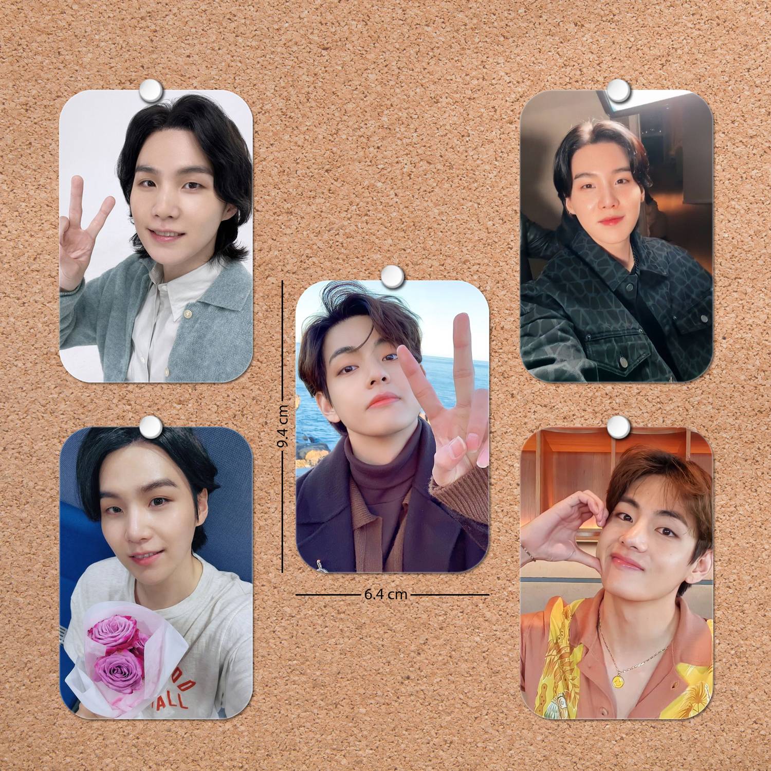 BTS 2018 EPILOGUE フォトカード BTS Selca Small Photo Cards ( Set of 23 + 2 Freebie ) Fine Art