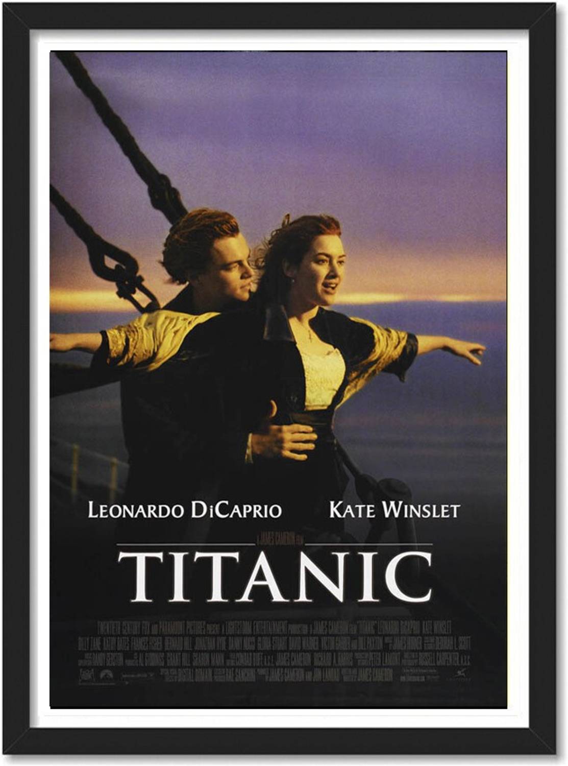 Titanic Movie Framed Poster For Room & Office (10 Inch X 13 Inch