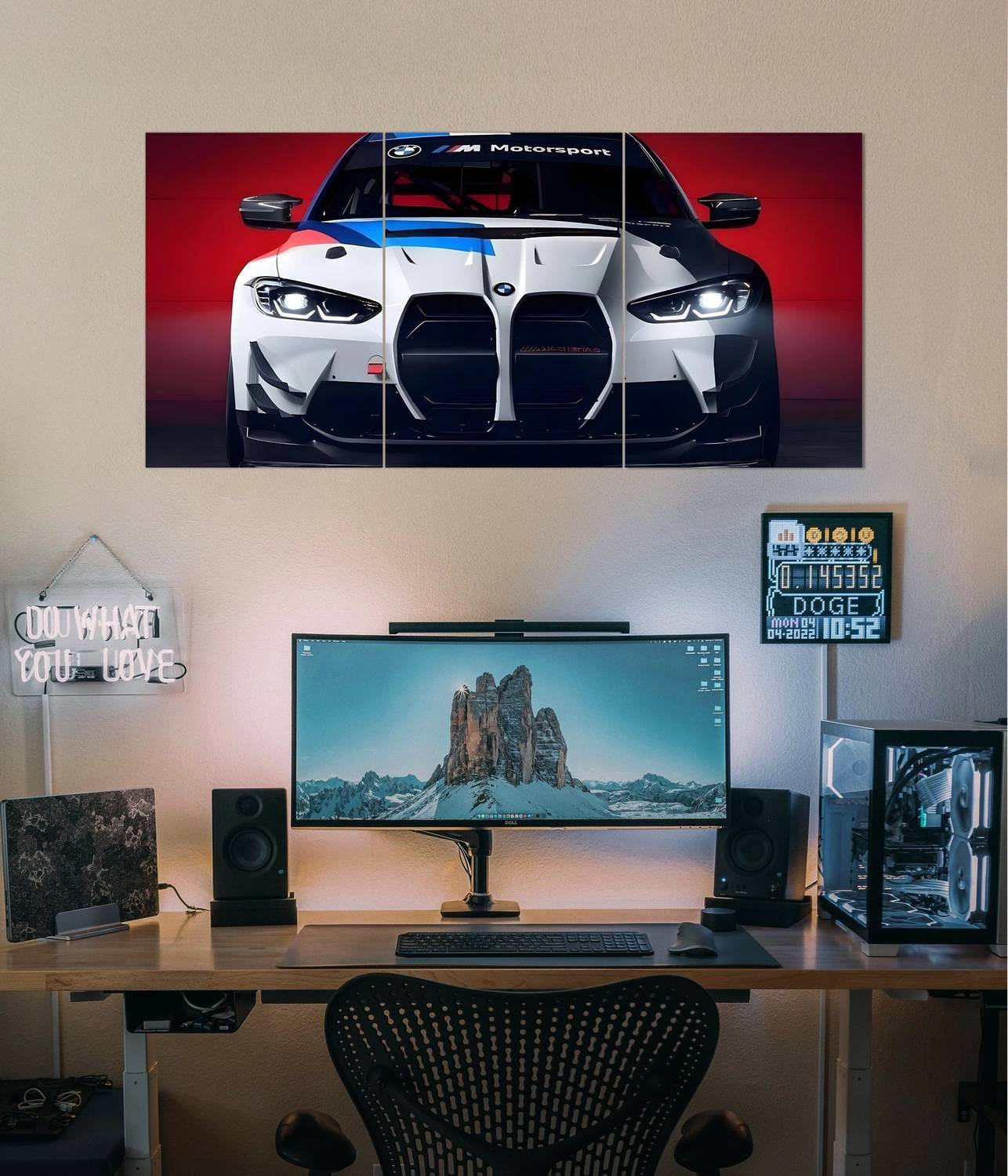 Anylife BMW M Motorsport Car Split Poster Set - Image 1