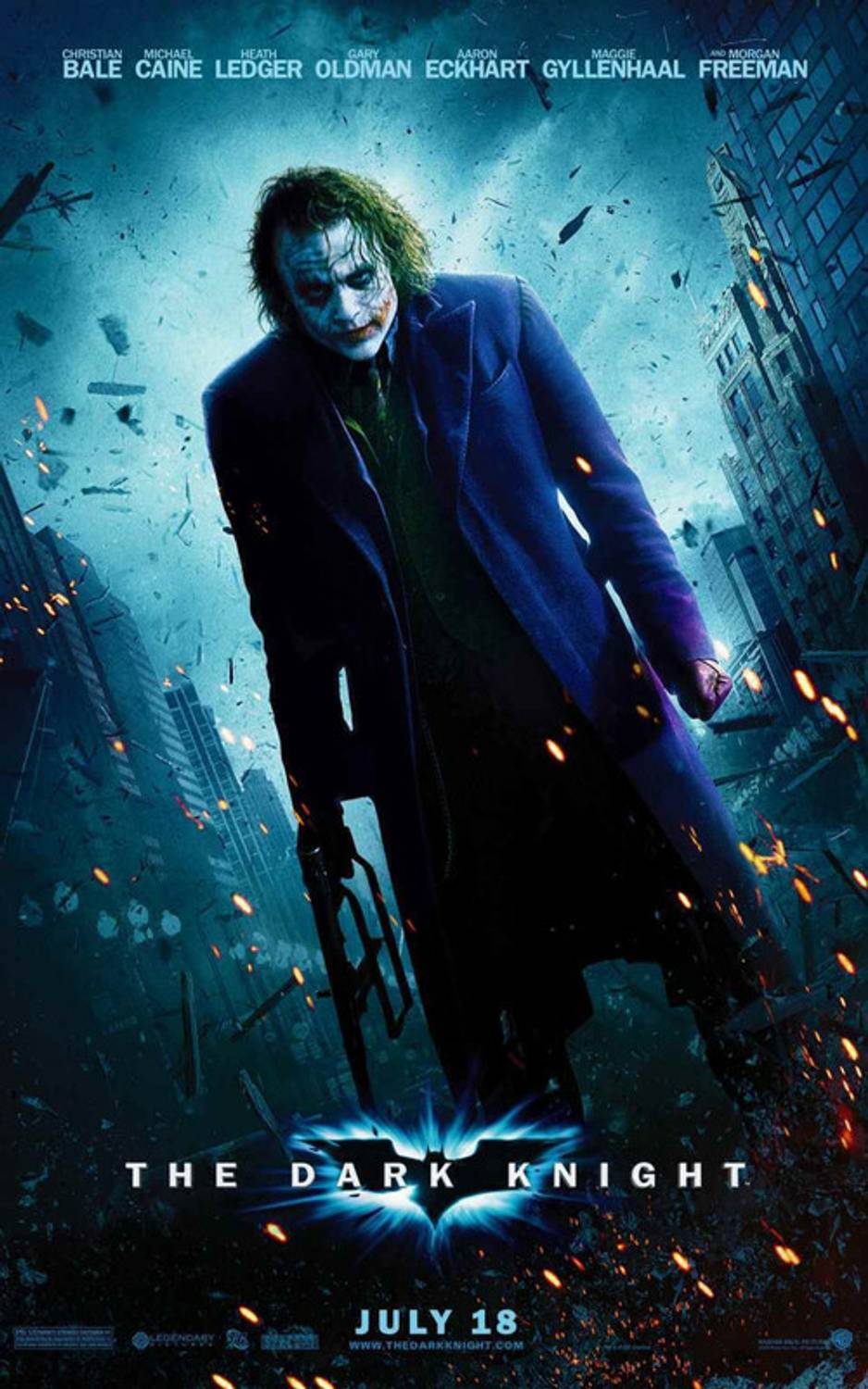 THE DARK KNIGHT ジョーカー シルクスクリーン ポスター Poster Dark Knight (Joker) sl289 (Wall Poster, 13x19 Inches, Matte