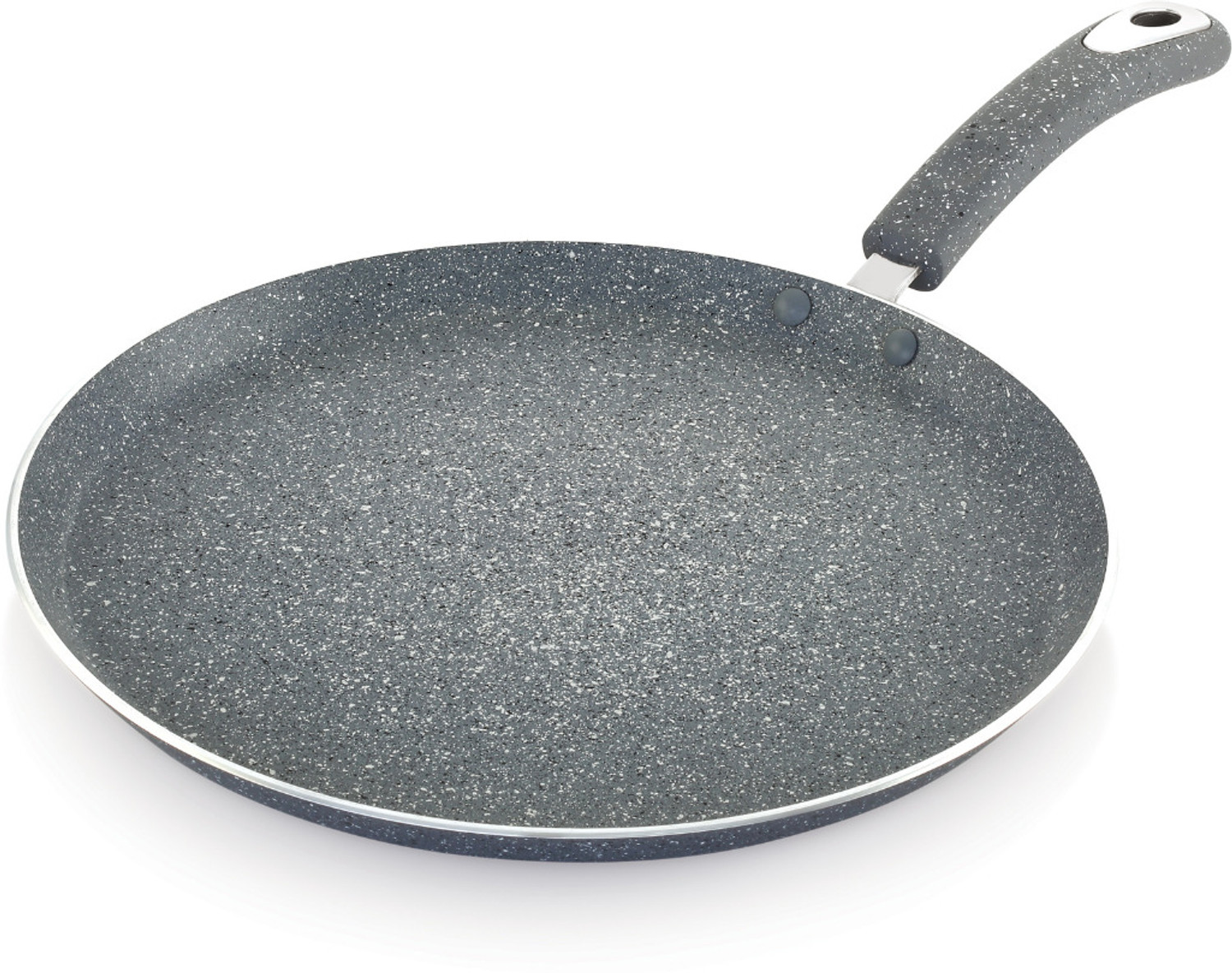 Image of iVBOX Aqua-Granite 3mm-Thick Tava Non Stick Flat Dosa Tawa 28 cm diameter