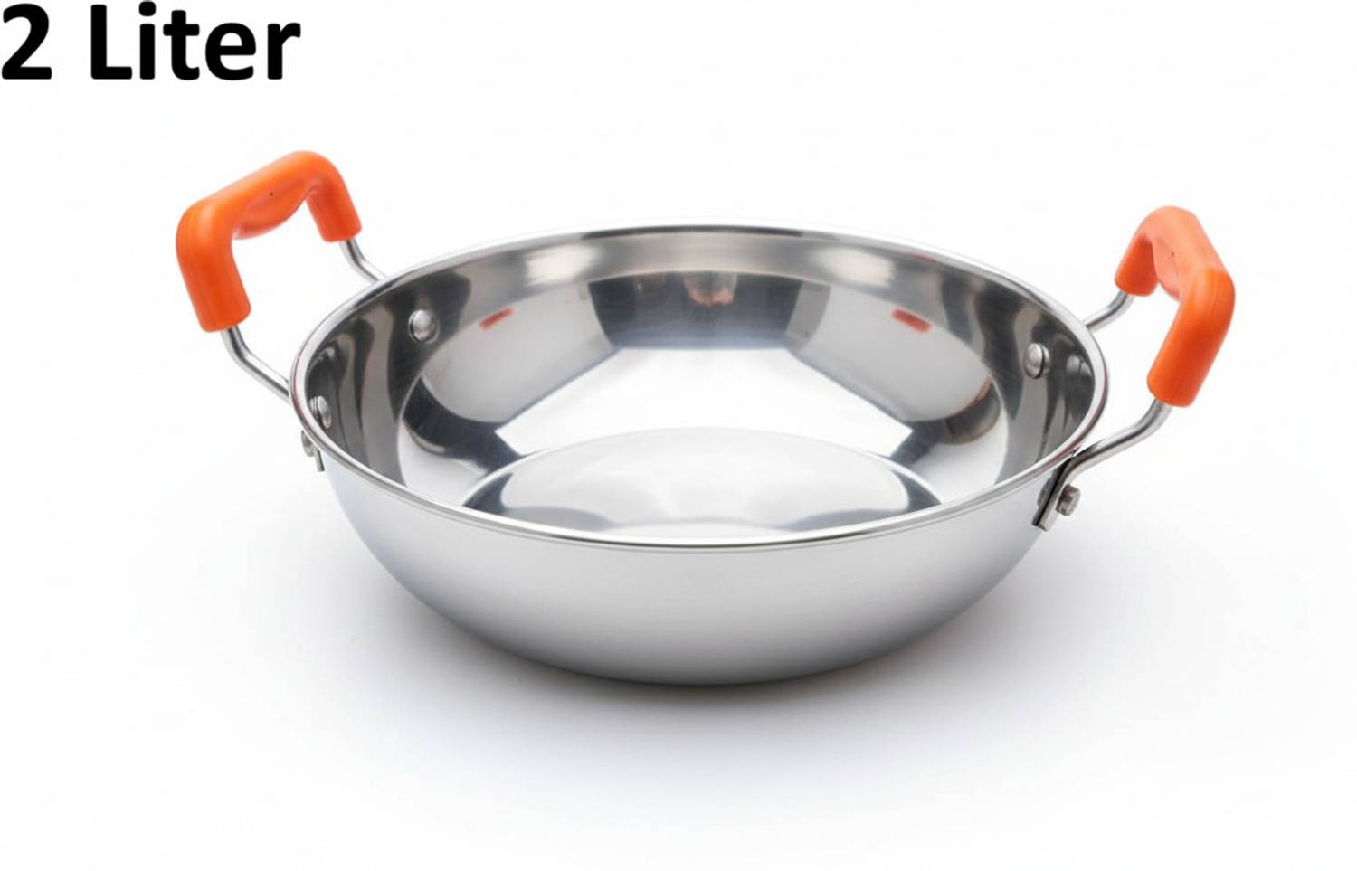BERBEL Steel Kadhai for Daily Cooking | Rust-Free & Durable Kadhai 22 cm diameter 2 L capacity