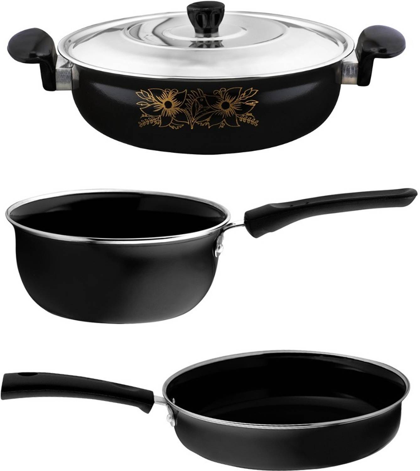 Cookpro Deluxe Non-stick(Natural Iron) Best Kitchen Cookware Set