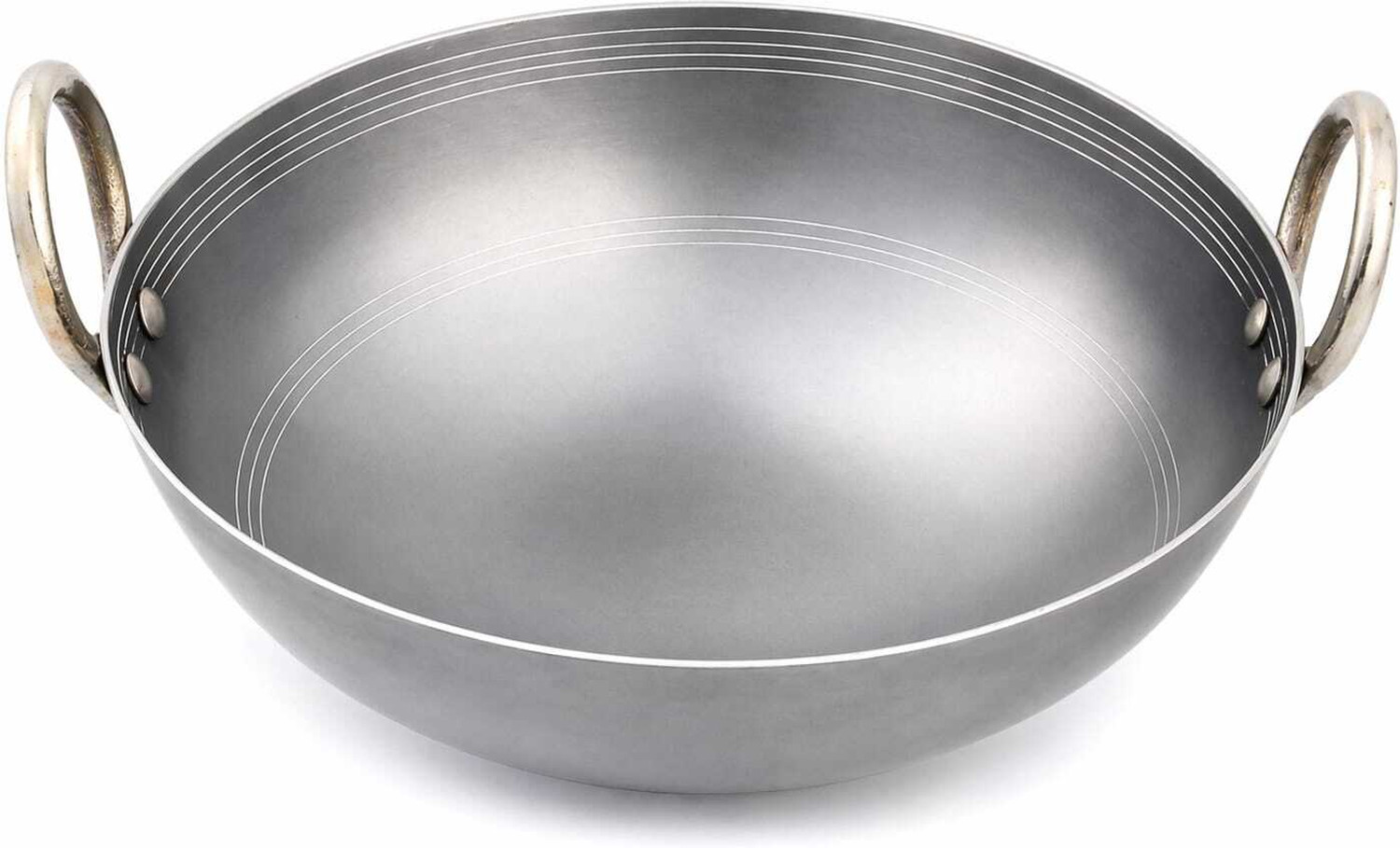 Image of BLkitchenmart IRON Kadhai 22 cm diameter 5 L capacity (Iron)
