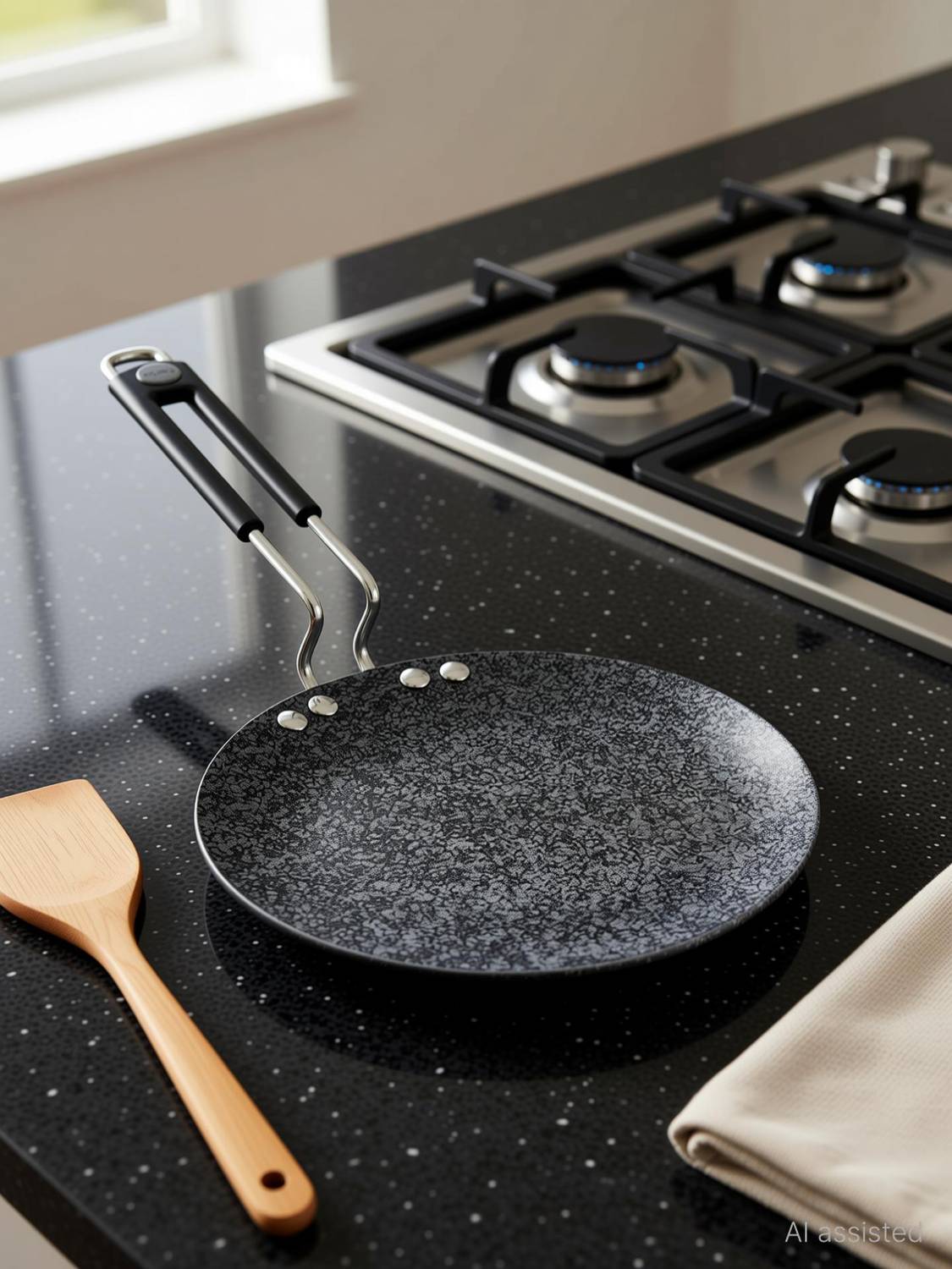 Prestige Durastone 6 Layer Non-Stick Tawa 24.5 cm diameter