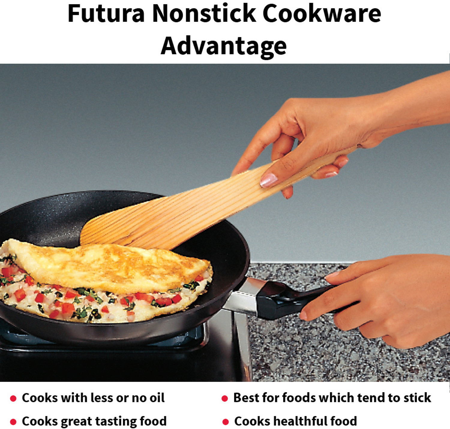 Image of Hawkins 24cm Frying Pan, Black (INF24) Fry Pan 24 cm diameter 1.5 L capacity
