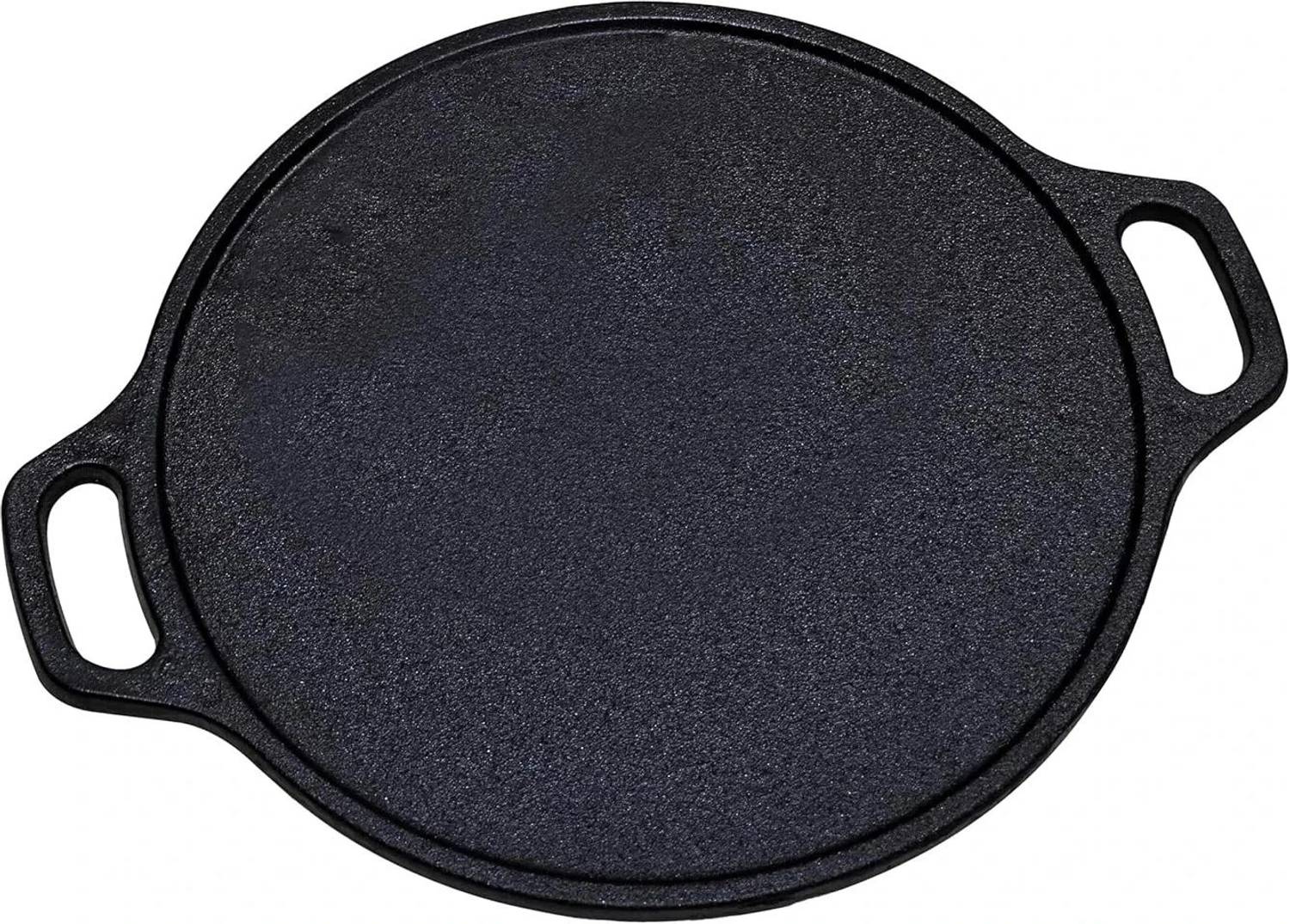 Flipkart SmartBuy Dosa Tawa 12 Inch Pre-Seasoned Cast Iron Skillet 100% Tawa 30 cm diameter — Tawa & Griddles