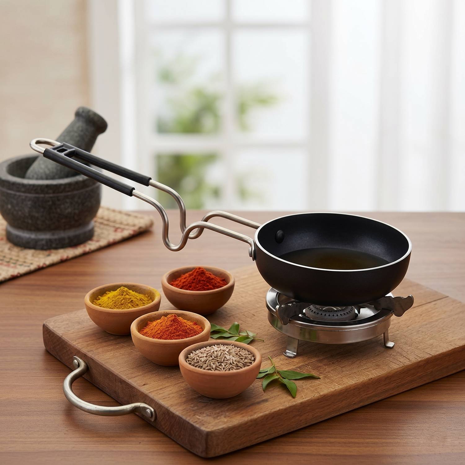 YR Enterprises Pure Iron tadka Pan w thumbnail 2