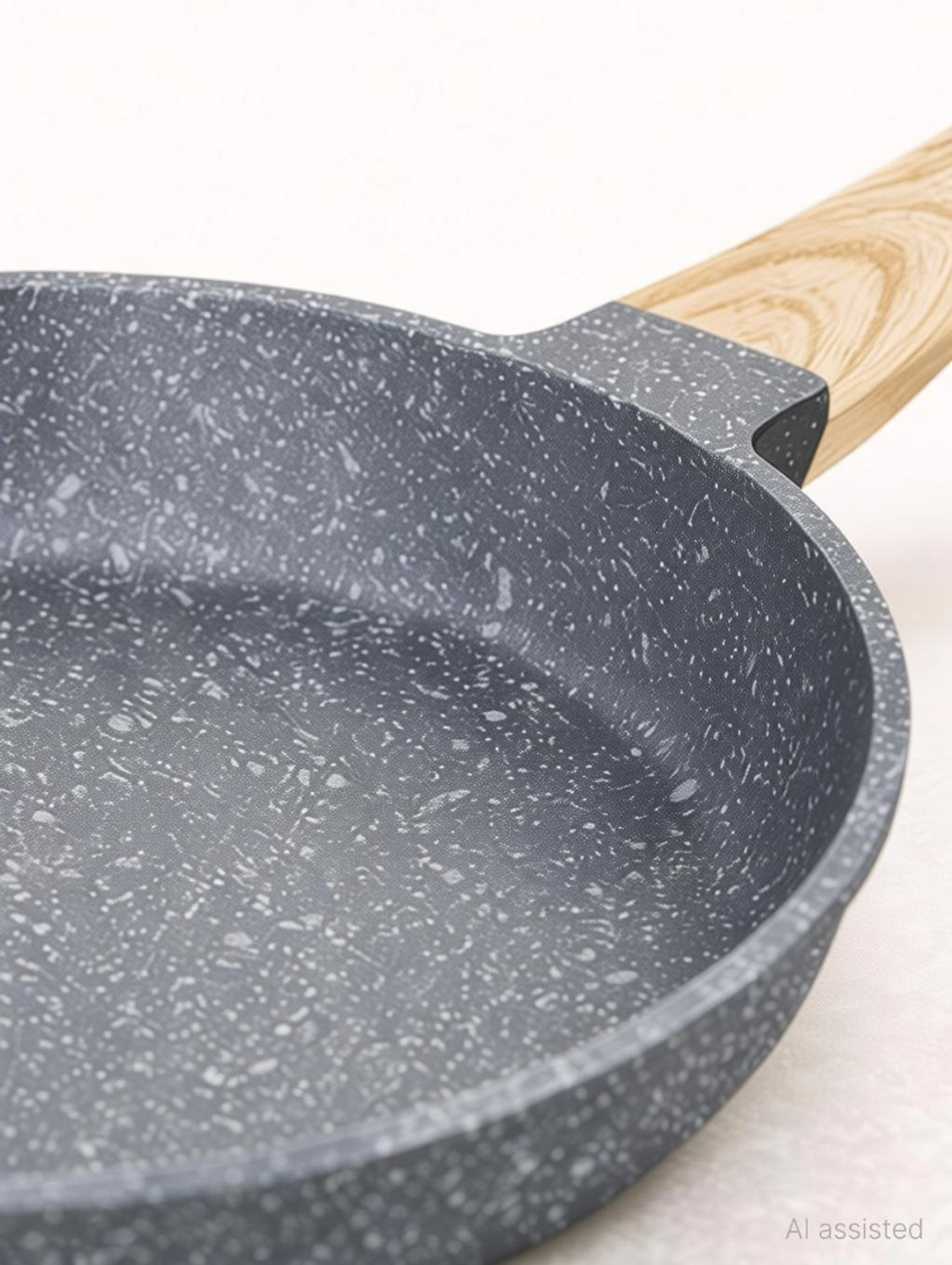 Image of curry leaf KEONA MARBLE Fry Pan 24 cm diameter 2 L capacity