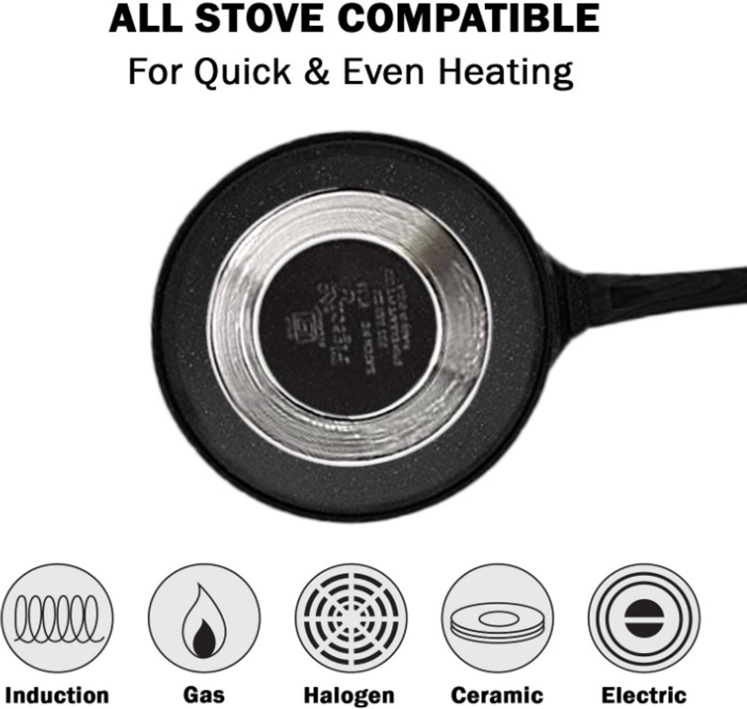Image of Pigeon Die Cast Wondercast Tawa 27 cm diameter (Aluminium, Non-stick, Induction Bottom)