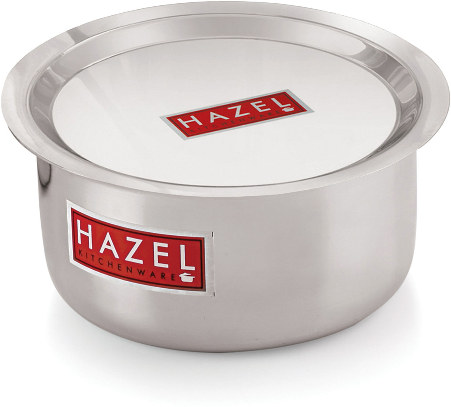 Image of HAZEL Aluminium Tope with Lid Kitchen Utensils for Cooking Combo of Tope with Lid Tope /Bhagona /Patila Set with Lid 3.5 L capacity 20.6 cm diameter