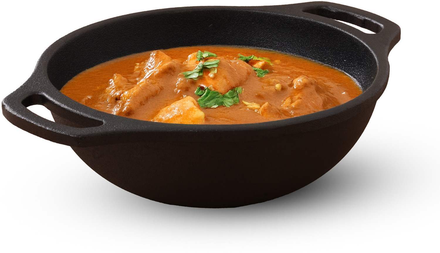 Image of The Indus Valley Pre-Seasoned Cast Iron Kadai - 8.2 inch Kadhai 20.9 cm diameter 1.5 L capacity