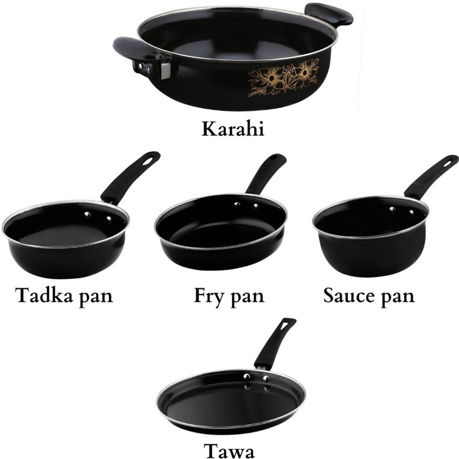 Image of Jainpet Fry Pan 22 cm diameter 5 L capacity
