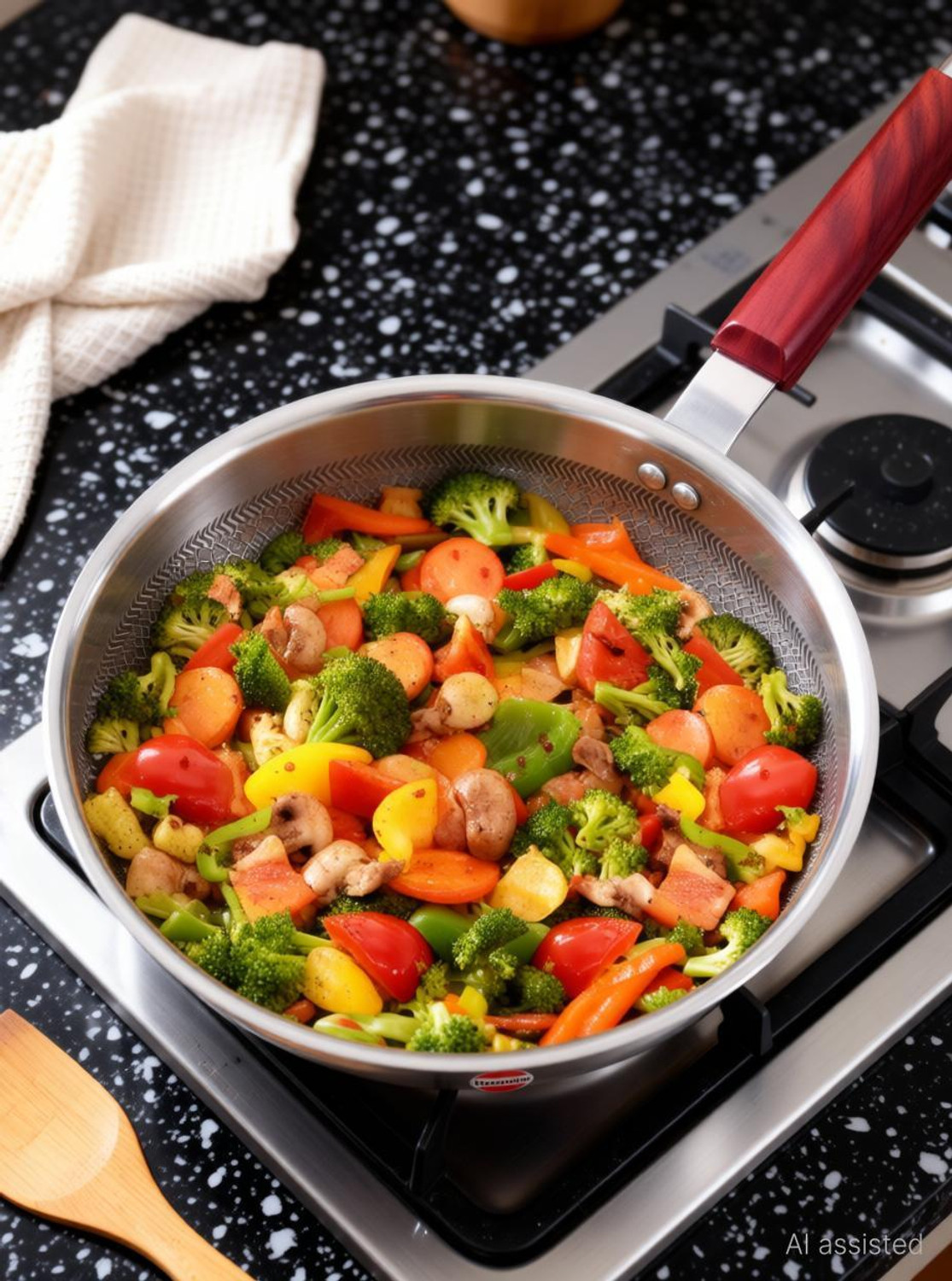 Image of Hawkins Shielded Nonstick Frying Pan (NSF22) Fry Pan 22 cm diameter 1 L capacity