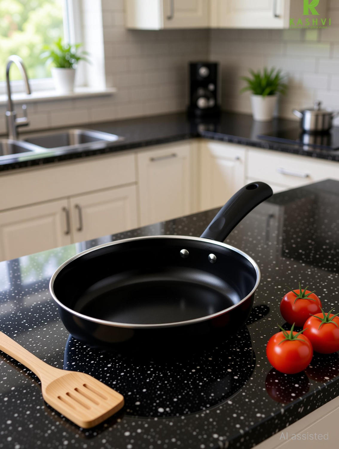 Image of Kashvi Premium Fry Pan Fry Pan 22 cm diameter 1 L capacity