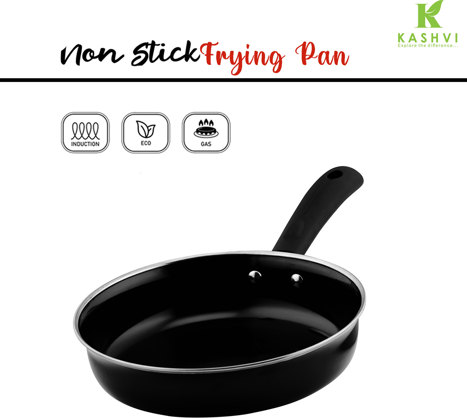 Image of Kashvi Premium Fry Pan Fry Pan 22 cm diameter 1 L capacity