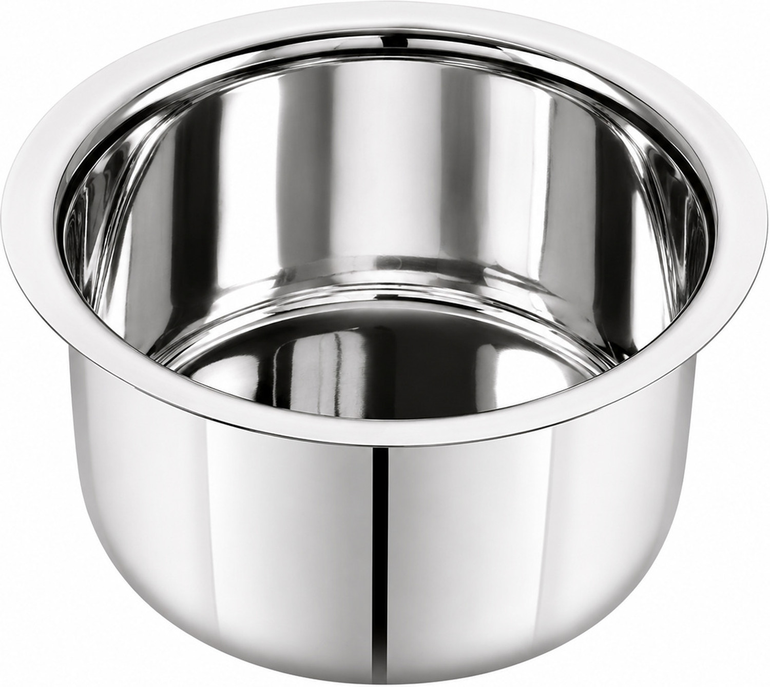 Image of Tannu Craft Stainless Steel Deep Tope /Stainless Steel Tope Bhagona /Patila Tope /Bhagona /Patila 5 L capacity 26 cm diameter