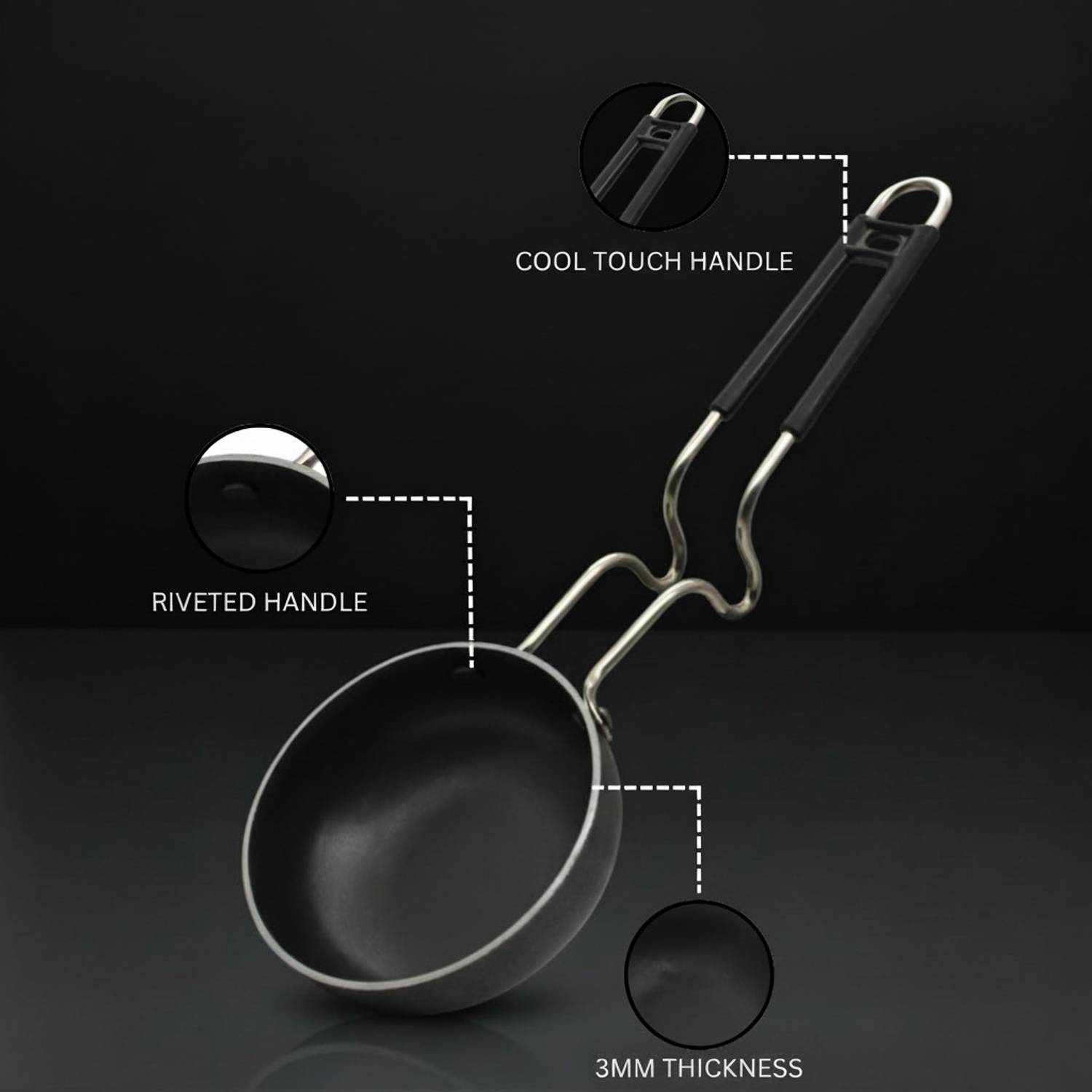 YR Enterprises Pure Iron tadka Pan w thumbnail 3