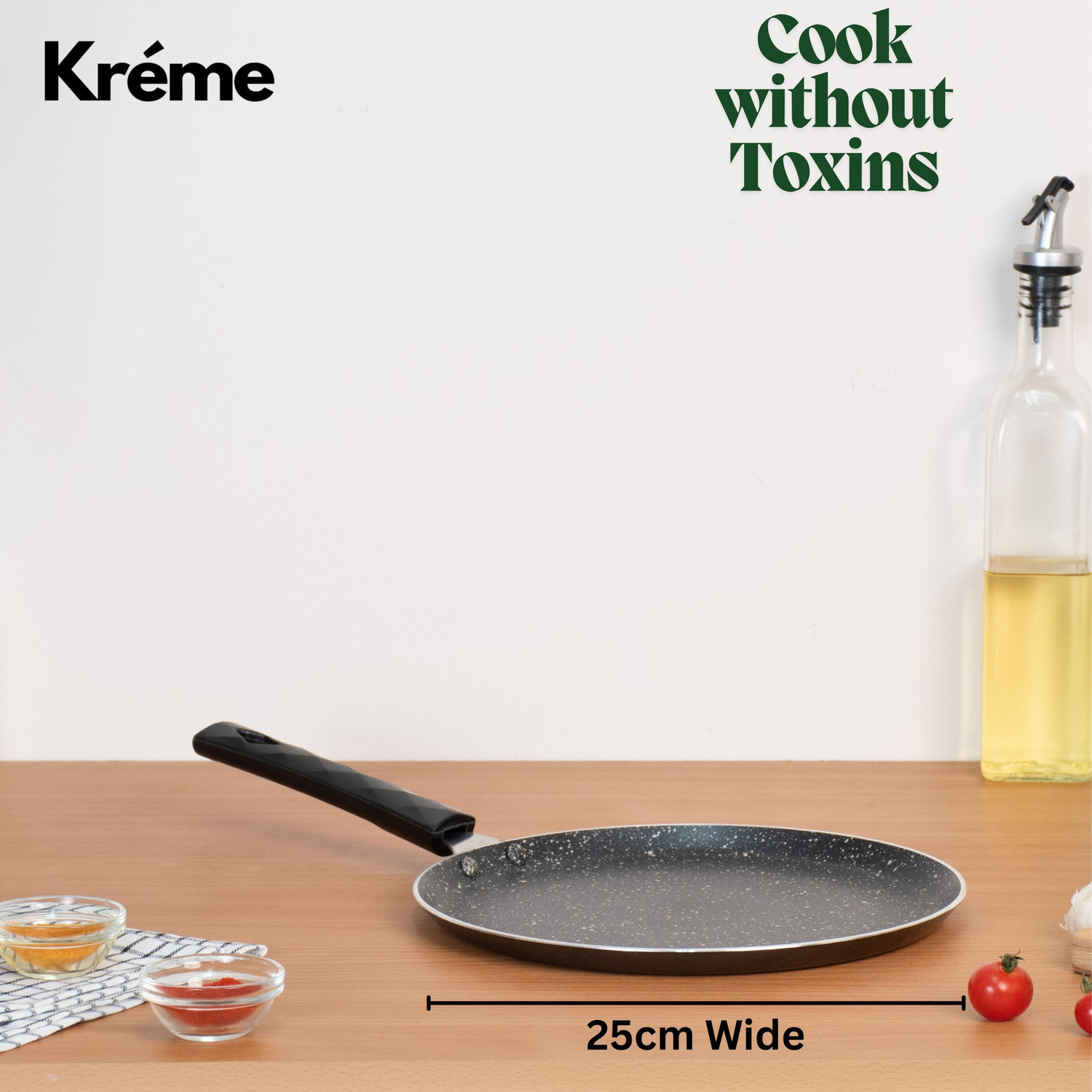 Image of Kreme Induction Base Tawa 25 cm diameter