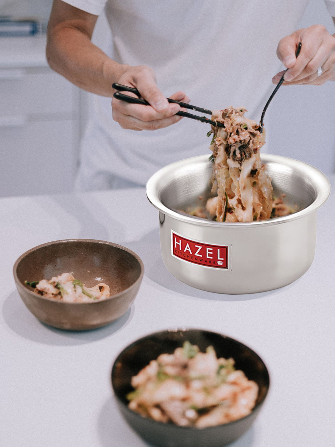 Image of HAZEL Aluminium Tope with Lid Kitchen Utensils for Cooking Combo of Tope with Lid Tope /Bhagona /Patila Set with Lid 2.3 L capacity 18.3 cm diameter