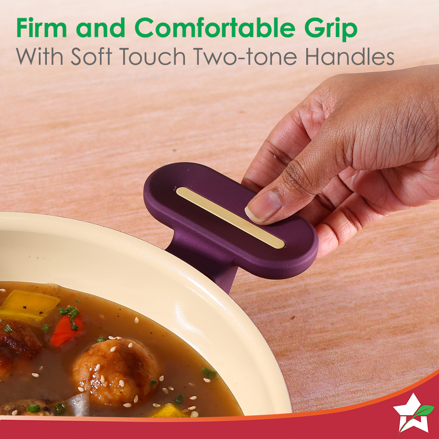 Image of WONDERCHEF Bellagio Kadhai 24 cm diameter with Lid 2.6 L capacity