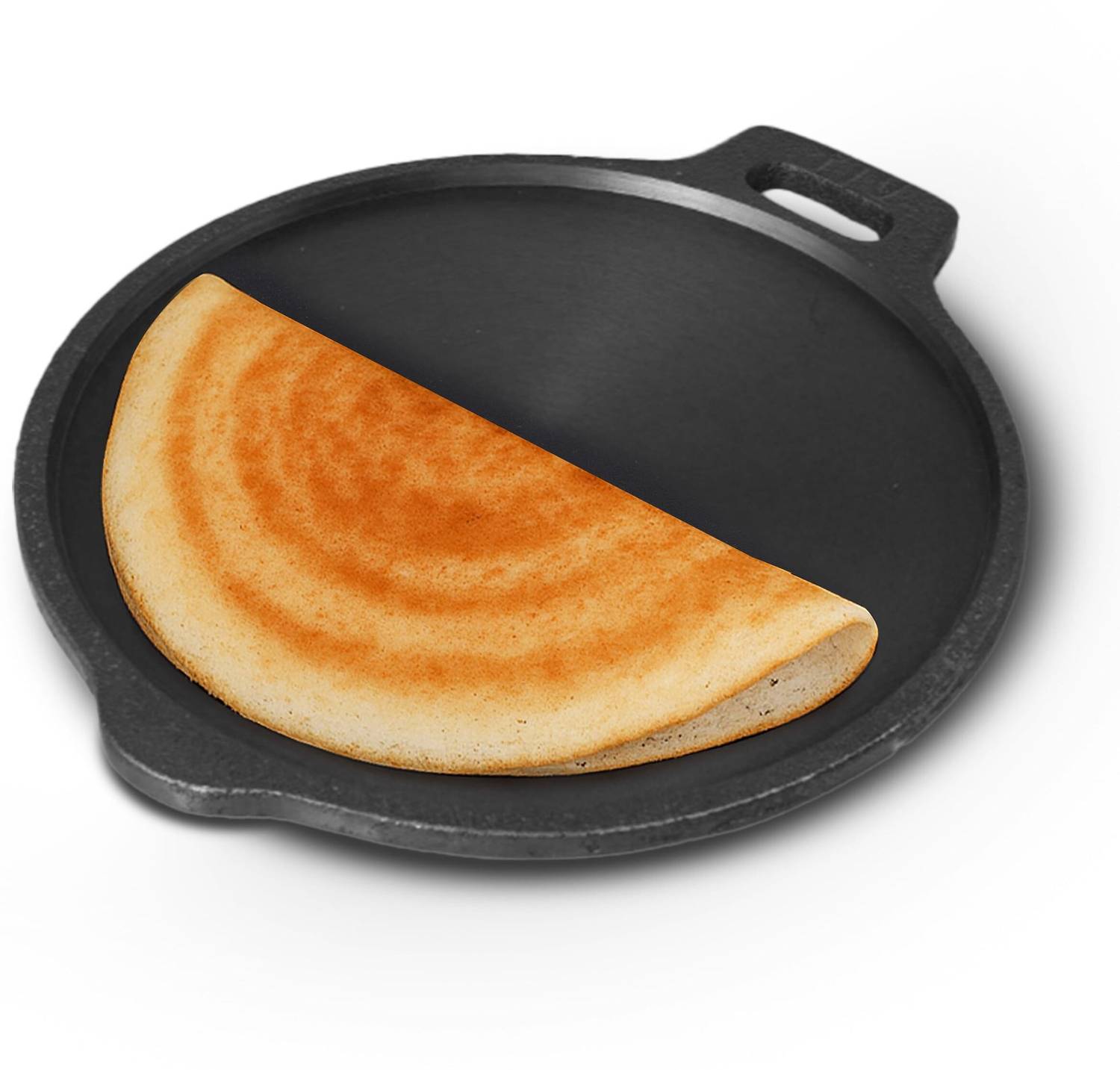 The Indus Valley Super Smooth Cast Iron Tawa for Dosa/Chapathi - 10.8 inch Tawa 27.6 cm diameter — Tawa & Griddles