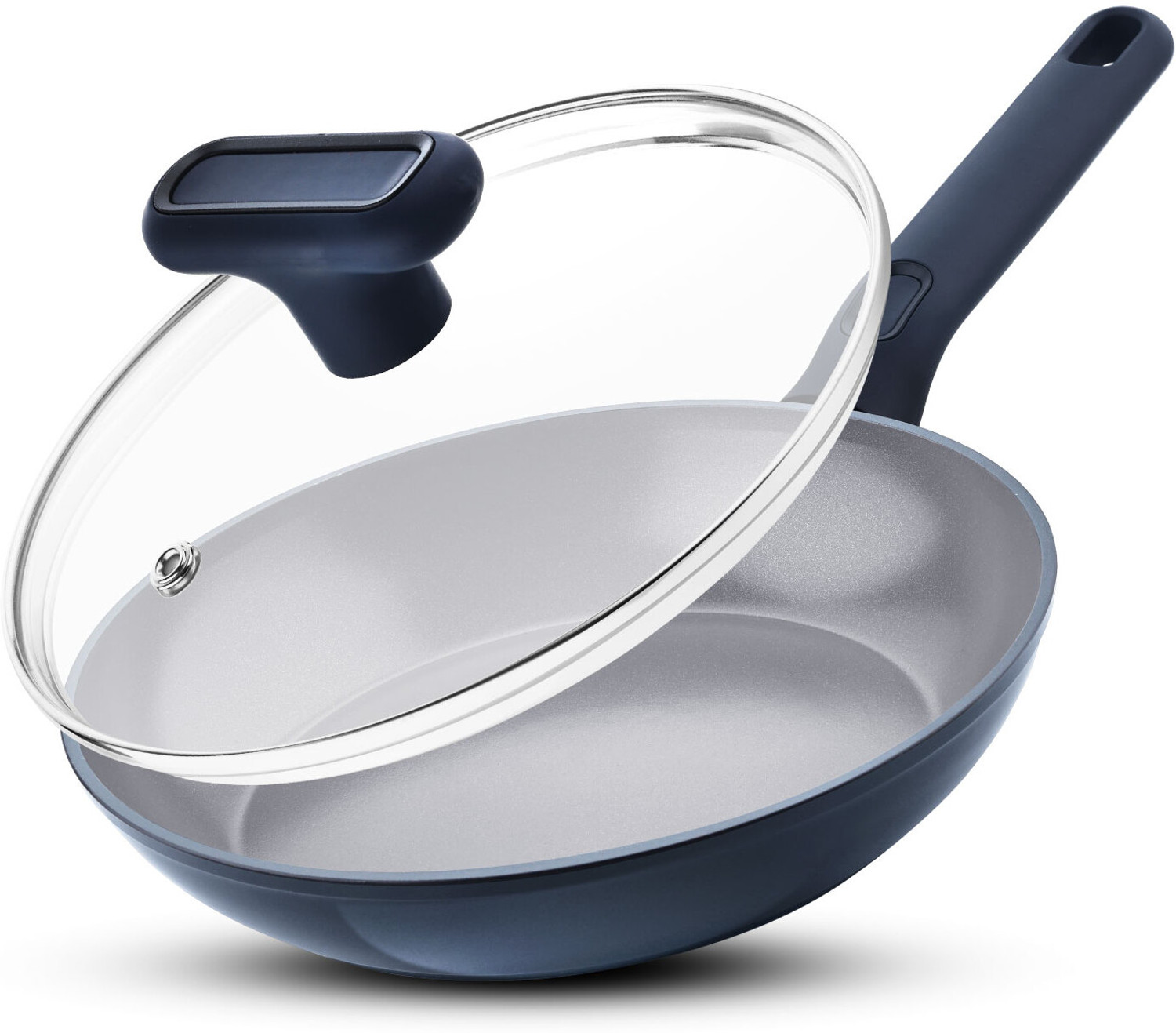 Image of BERGNER Jade Non-Stick Ceramic Coated 6 Pc Cookware Set, Forged Aluminium, Induction Bottom Non-Stick Coated Cookware Set