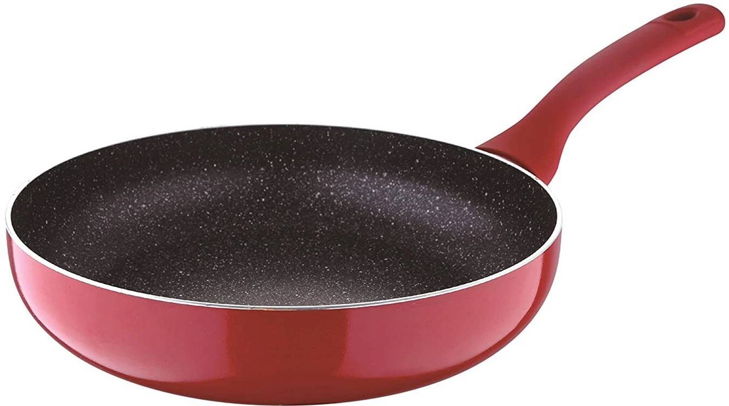 BERGNER Bellini Plus Press Red 5-Layer Non-Stick Induction Bottom Fry Pan 18 cm diameter 0.74 L capacity