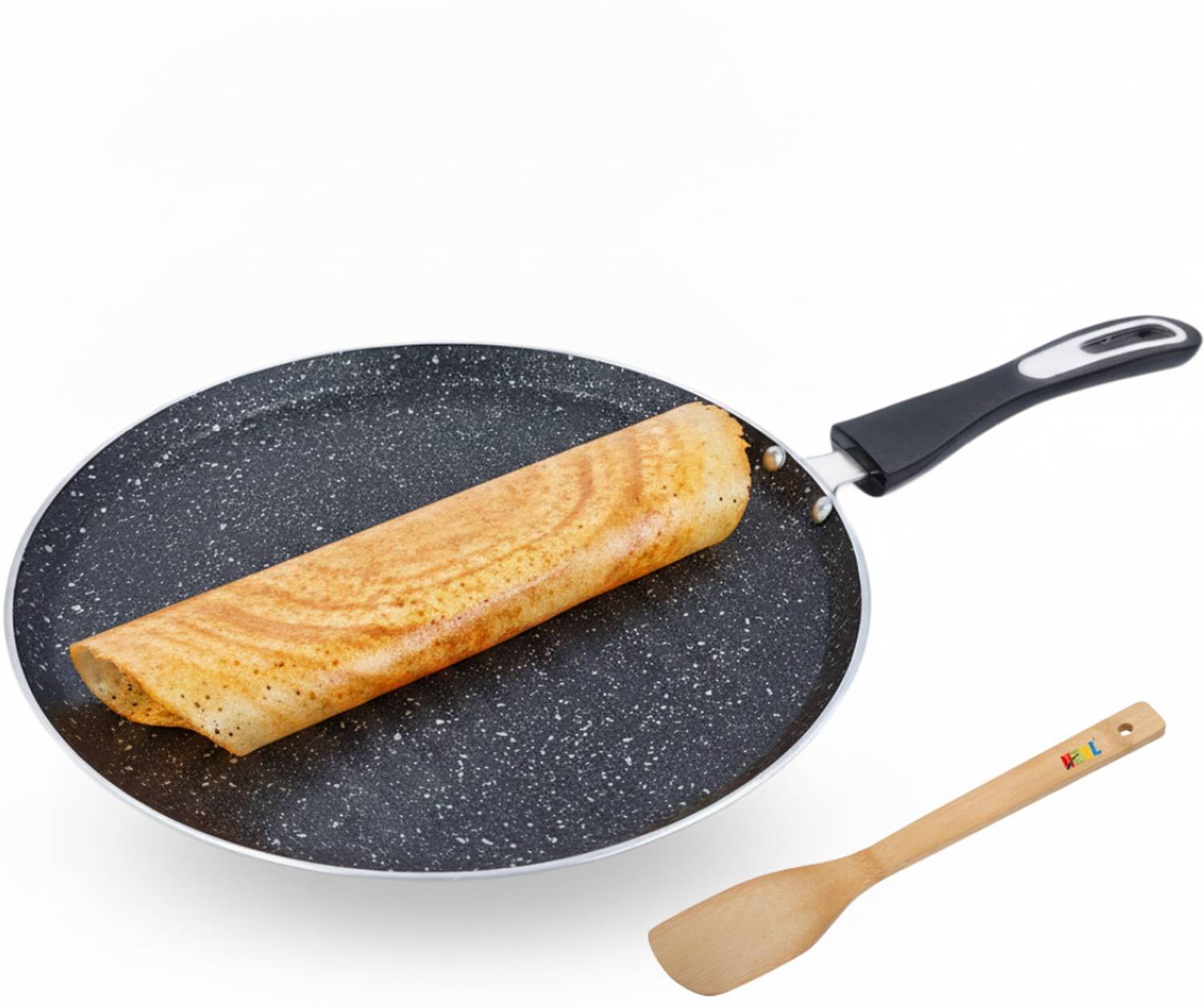 NSVL Prime Granite Aluminium Non Stick Tawa 28 cm diameter — Tawa & Griddles