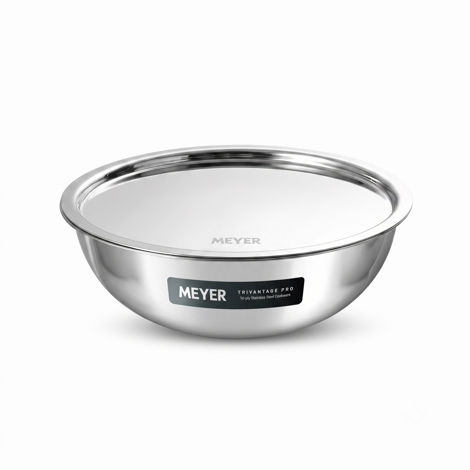 Image of Meyer Trivantage Pro Triply Stainless Steel Tasla with Lid |SS 304 Grade Cookware Tasla with Lid 2.15 L capacity 22 cm diameter