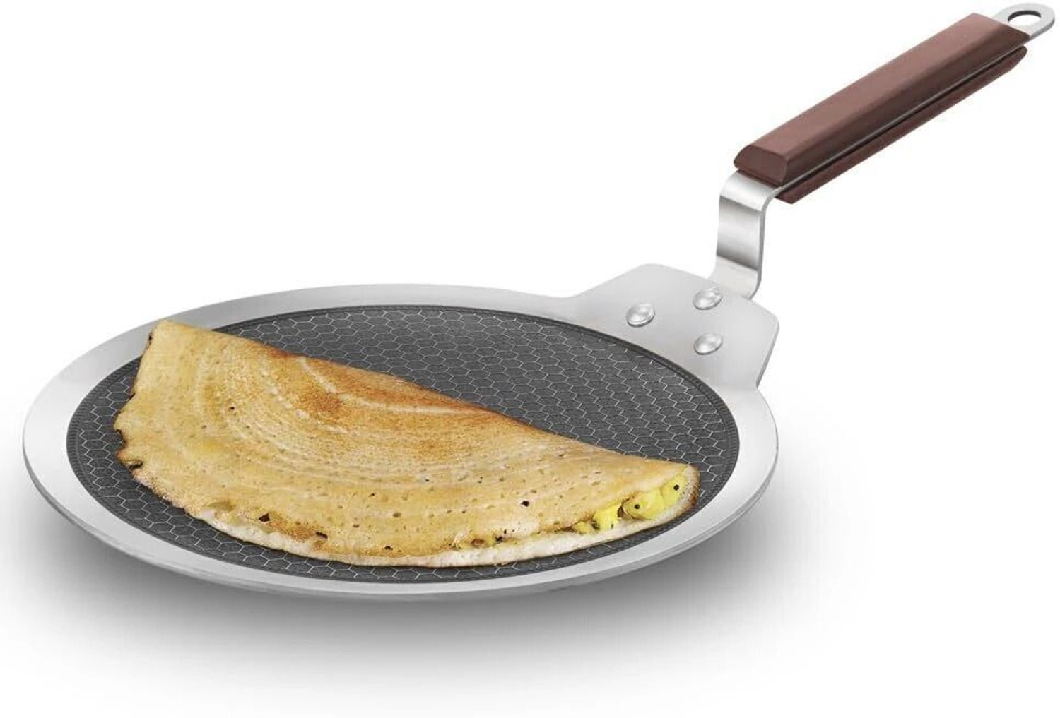 Image of Hawkins Honeycomb Nonstick Dosa Tawa - Triply Tawa 28 cm diameter