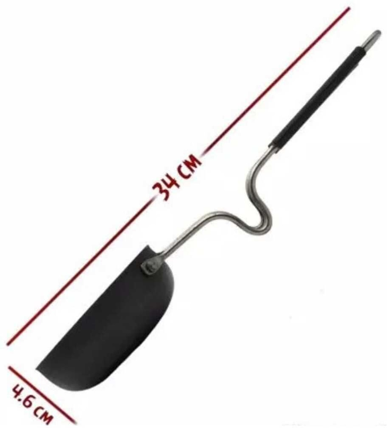 Image of Kashvi Essential Iron Tadka Pan with Steel Handle for Kitchen Tadka Pan 12 cm diameter 0.25 L capacity