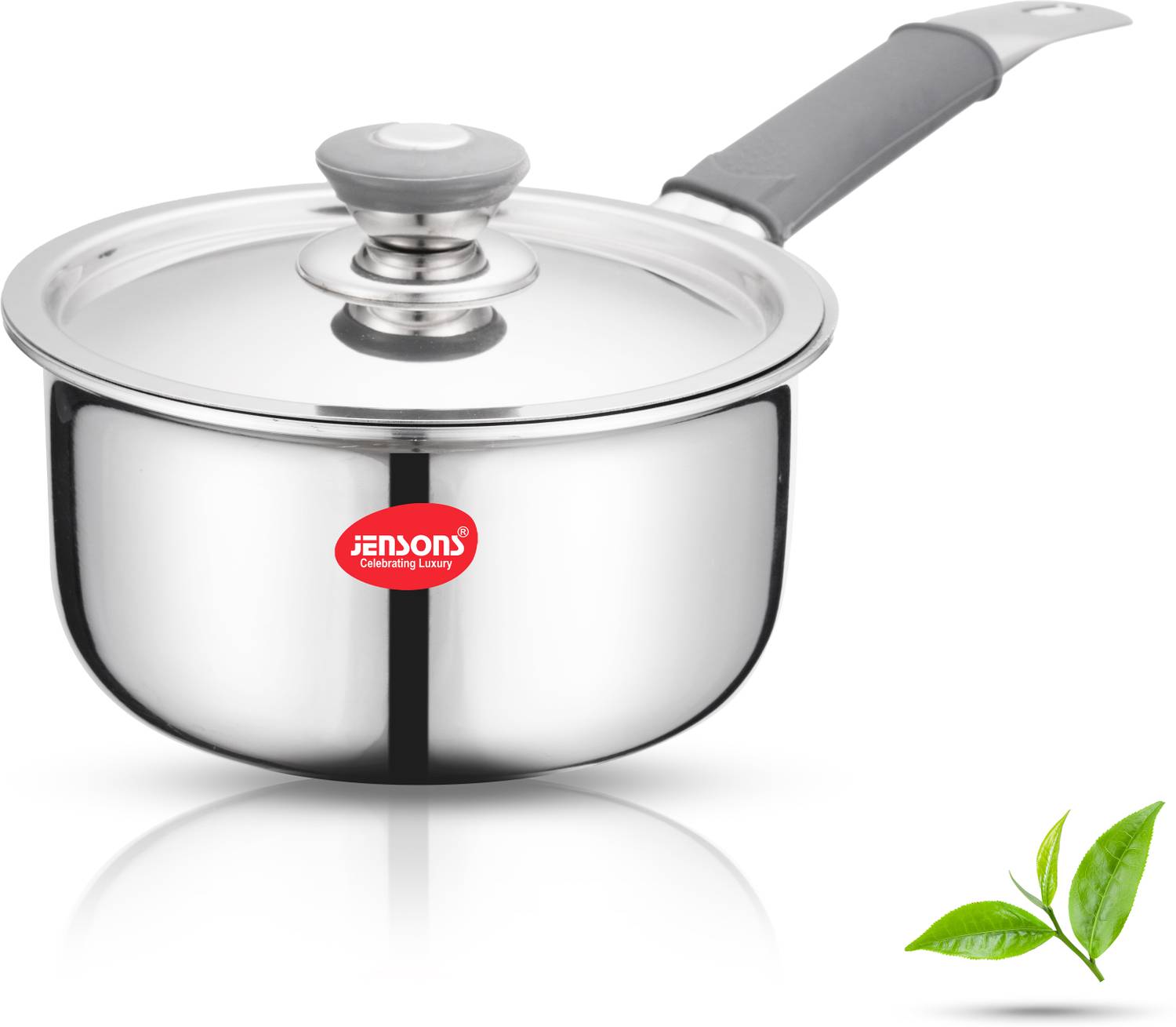 Jensons Sauce Pan 14 cm diameter with Lid 1.2 L capacity (Triply,