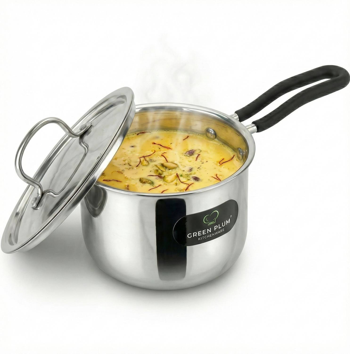 greenplum Triply Stainless Steel Sauce Pan/Milk Pan/Tea Pan with