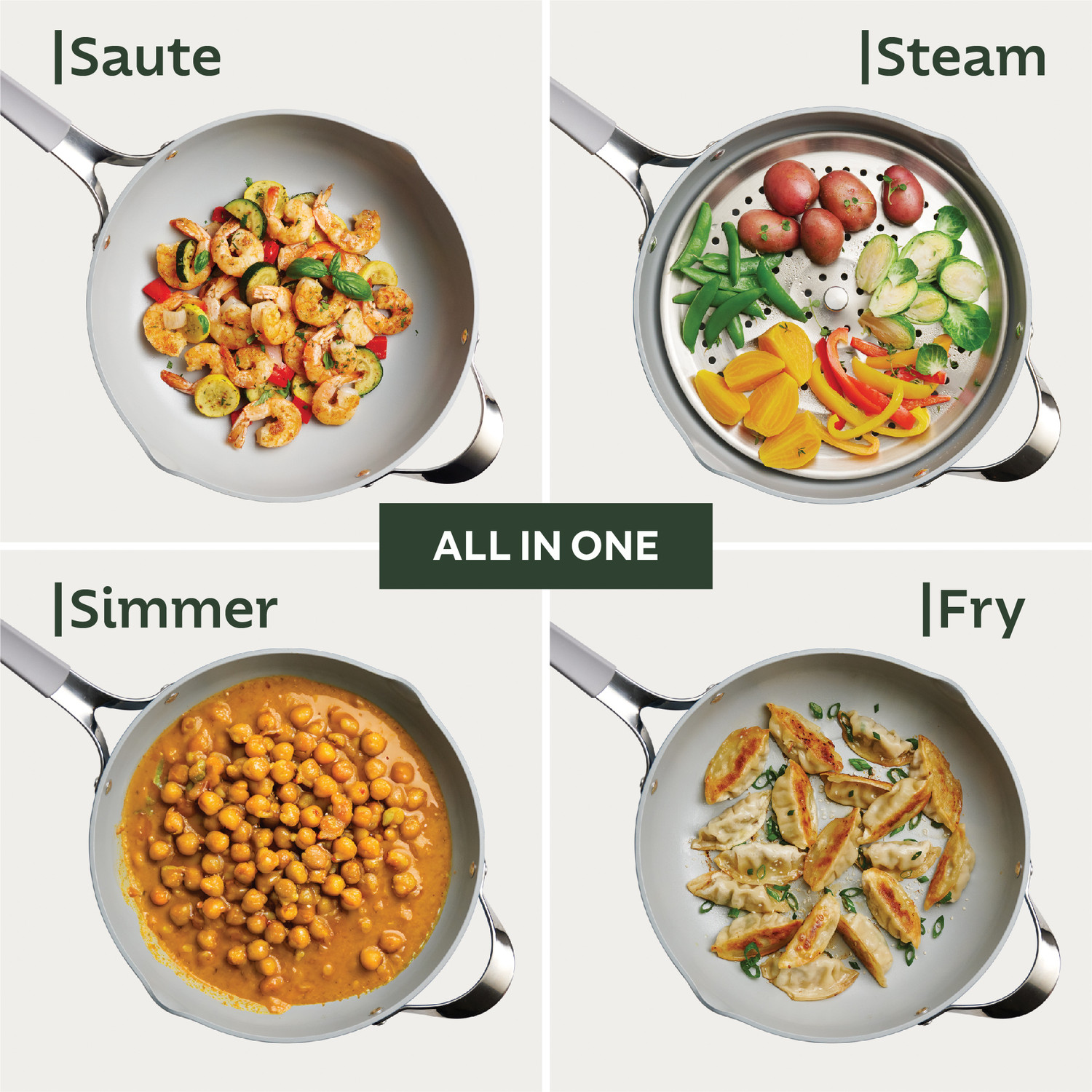 Image of Tramontina Fry Pan 30 cm diameter with Lid 4.7 L capacity