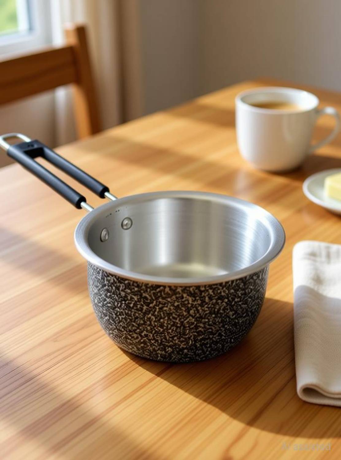 bartan hub Saucepan/Milk Pan 1 Pc ( 600 ML , Dishwasher safe , Aluminium Made ) Sauce Pan 16 cm diameter 0.6 L capacity