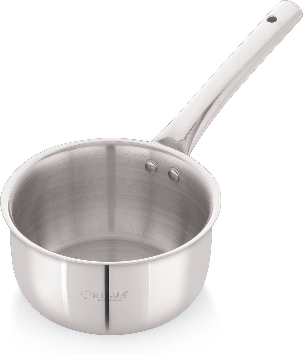 NIRLON Plus Triply 3 Layer Stainless Steel Cookware Sauce Pan Tea