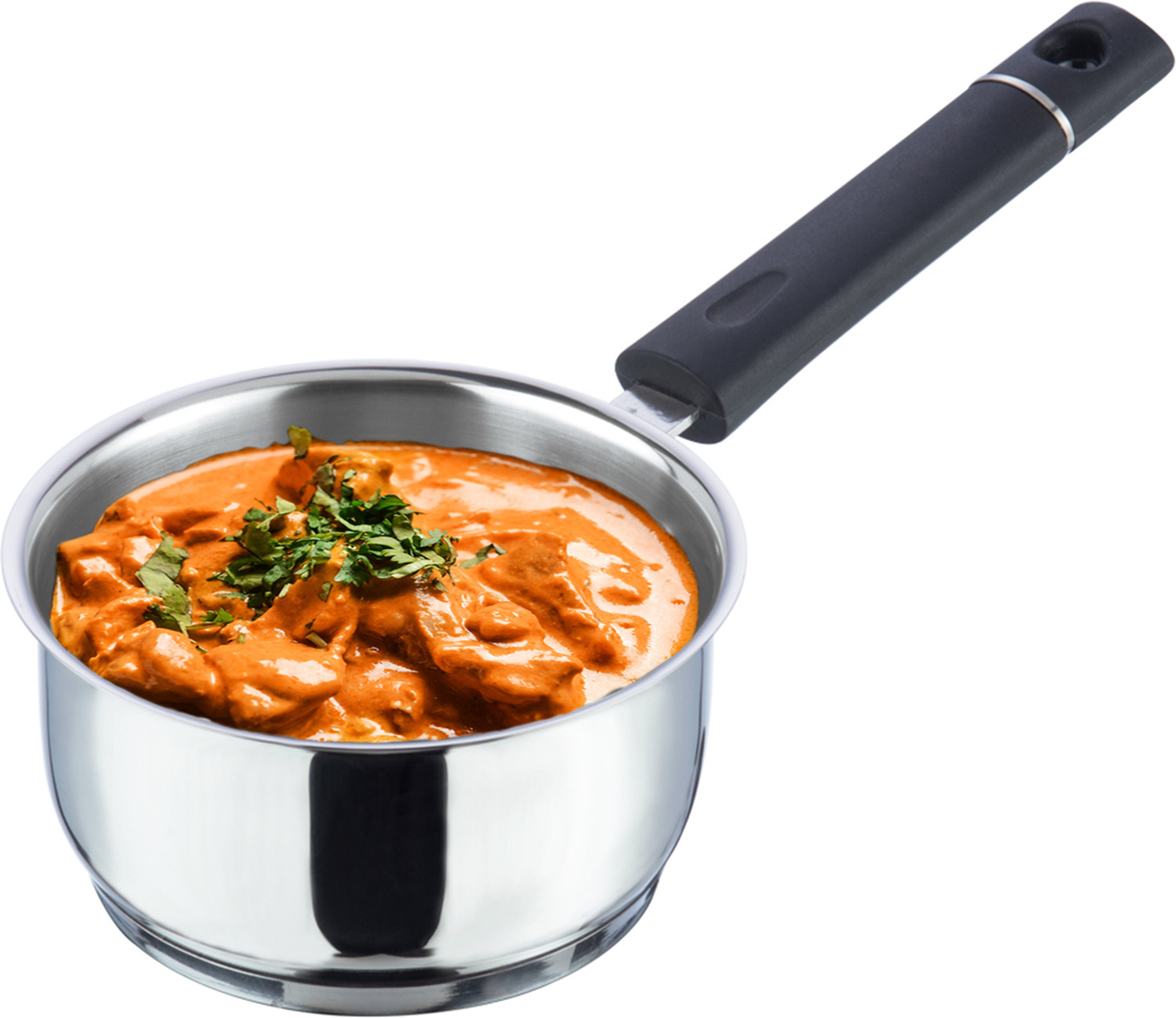 Image of VINOD Stainless Steel Tivoli Saucepan Without Lid Sauce Pan 18 cm diameter 2.3 L capacity