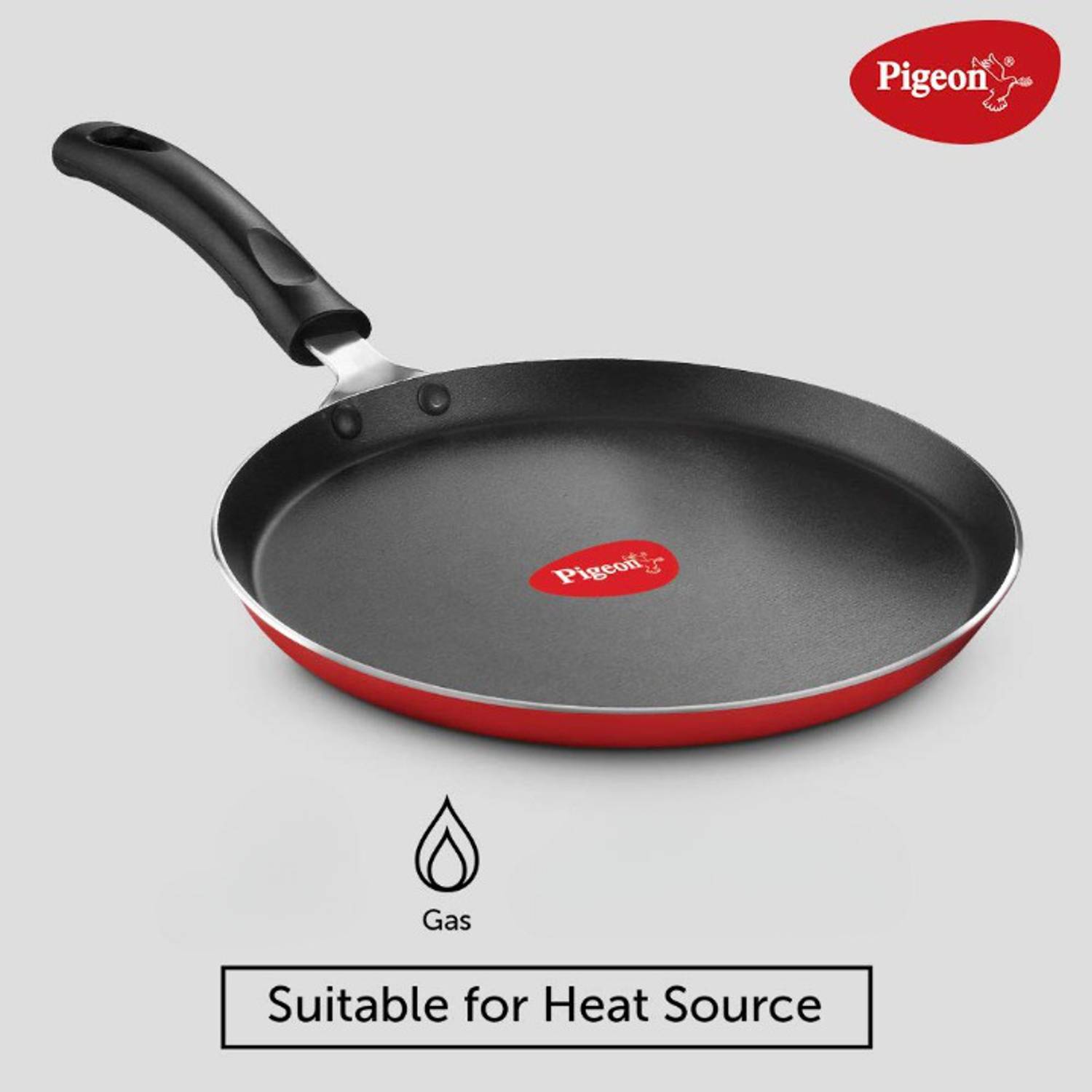 Pigeon Non-Stick Flat Tawa 250 mm (23 cm) - Image 3