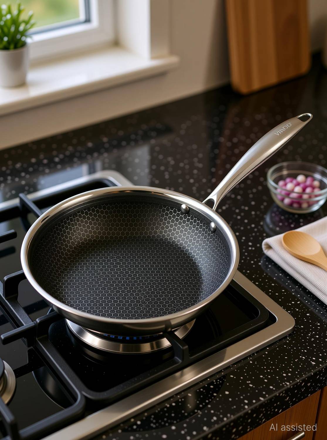 VINOD Platinum Triply X Fry Pan | Frying Pan of 20 cm Diameter