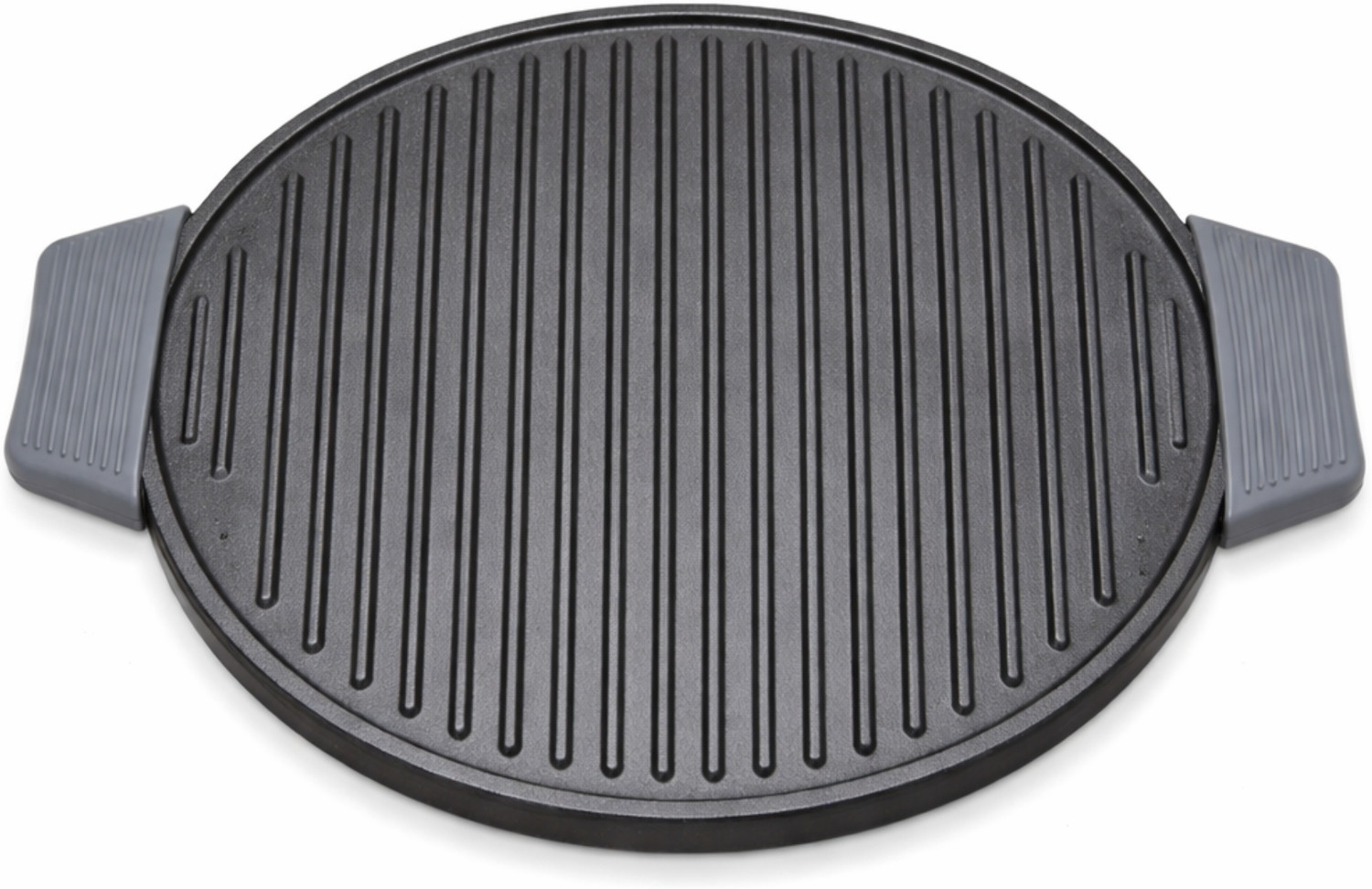 Image of Evermont 2 in 1 Cast Iron Grill Tawa Pan, Reversible Cookware, Dual Surface Tawa 30.5 cm diameter
