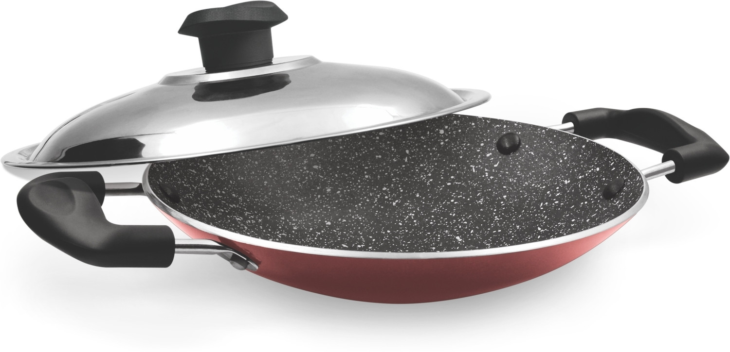 Image of MILTON Paniarakkal Pan 21 cm diameter with Lid 0 L capacity